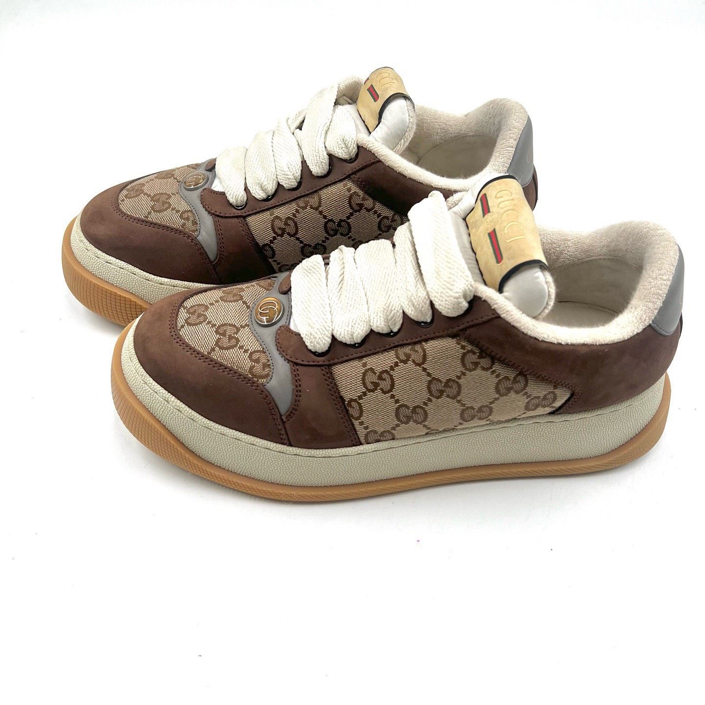 Gucci Gucci Screener Canvas Thick Sole Men's Shoe Size US 8 / EU 41 - 1 Thumbnail