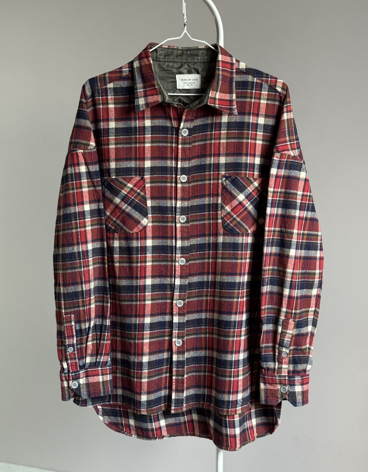 Fear of God Fear of God Sixth Collection Plaid Flannel Shirt | Grailed