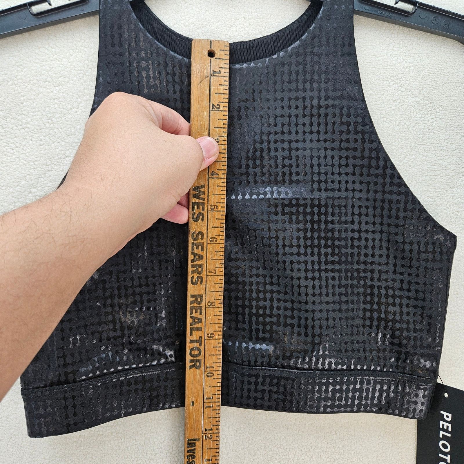 Peloton PELOTON WOMEN'S MEDIUM SHOW UP DIGITAL FOIL HIGH NECK BRA Size ONE SIZE - 3 Thumbnail