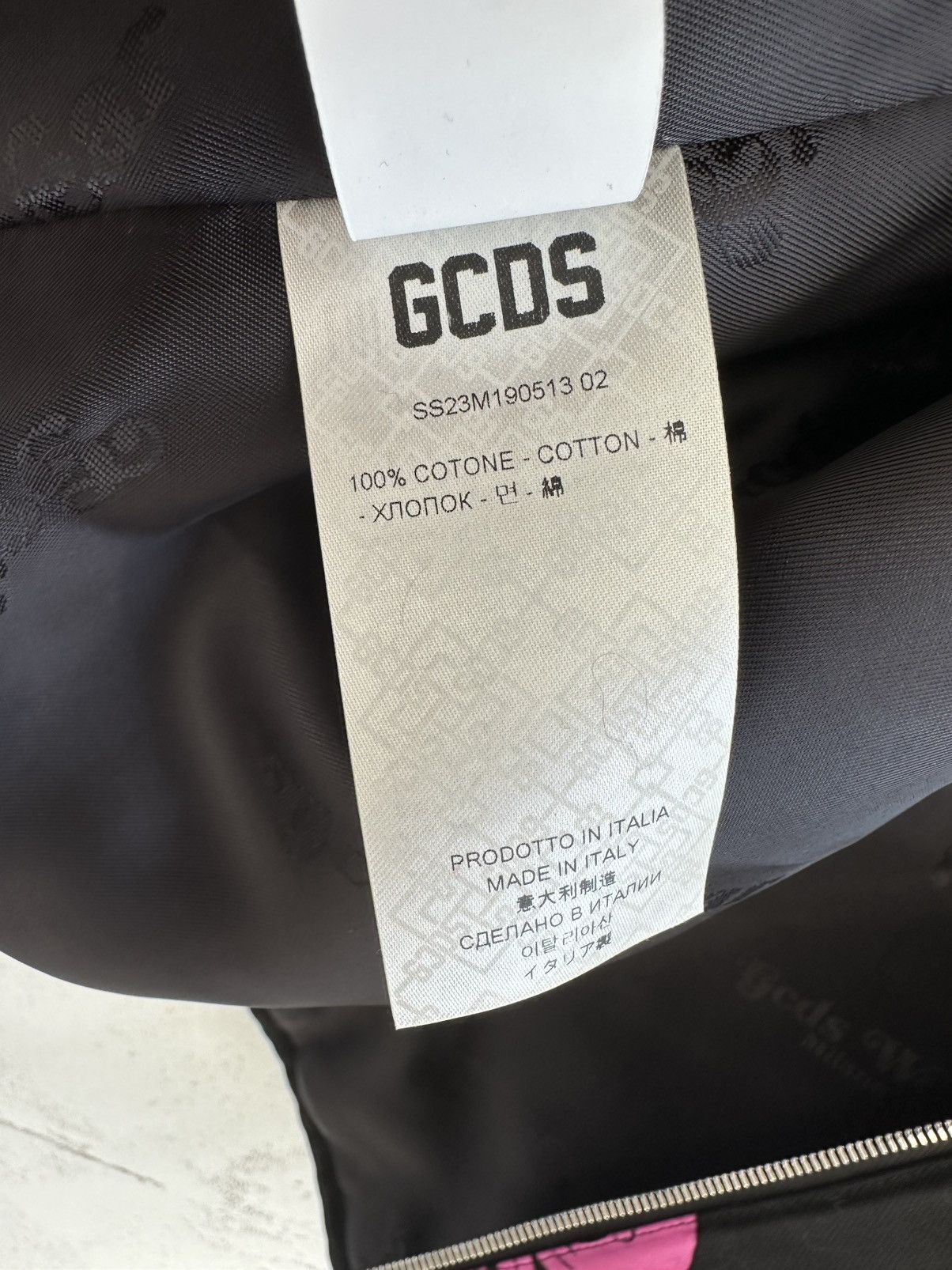 GCDS GCDS Racing Anime Logo Patch Zip Jacket Canvas Size US S / EU 44-46 / 1 - 5 Thumbnail