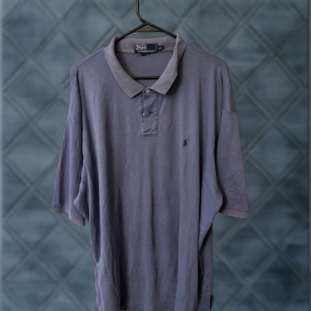 Polo Ralph Lauren VINTAGE Polo Ralph Lauren Polo Shirt Men 2XL Blue Cotton Short Sleeve Collared Casual Size US XXL / EU 58 / 5 - 1 Thumbnail