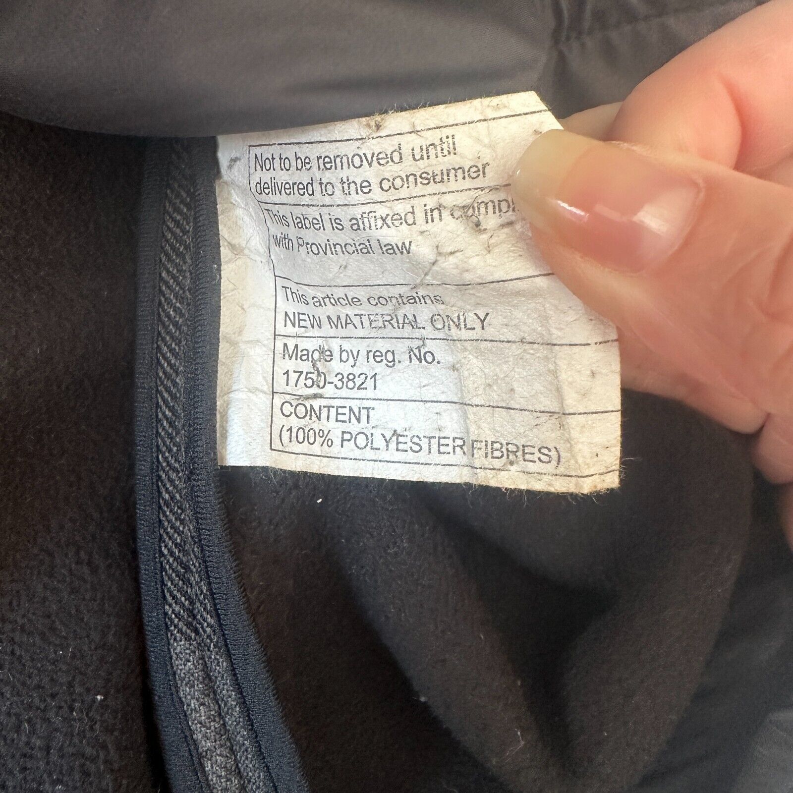 Lululemon Lululemon Sweet Life Black & Gray Stripe Biker Jacket 4 Size S / US 4 / IT 40 - 11 Thumbnail