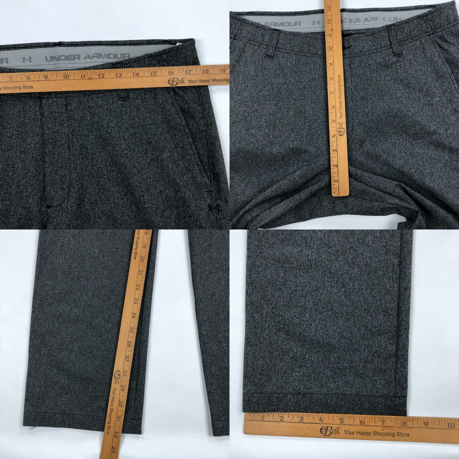 Under Armour Under Armour Pants Men 36x32 Gray Golf Performance Vented Tech Chino Size US 36 / EU 52 - 8 Thumbnail