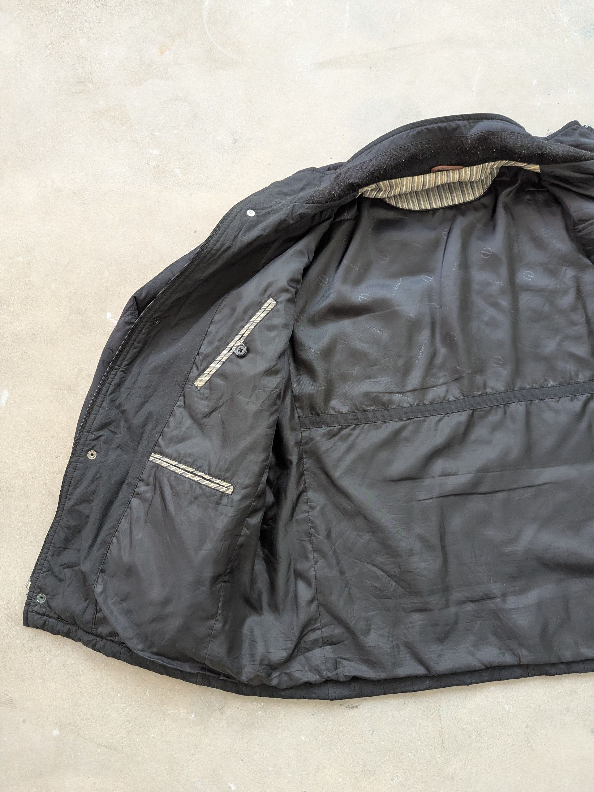 ALAIN DELON × Japanese Brand × Vintage Vintage 1990s Alain Delon Quilted Utility Jacket Size US L / EU 52-54 / 3 - 16 Thumbnail
