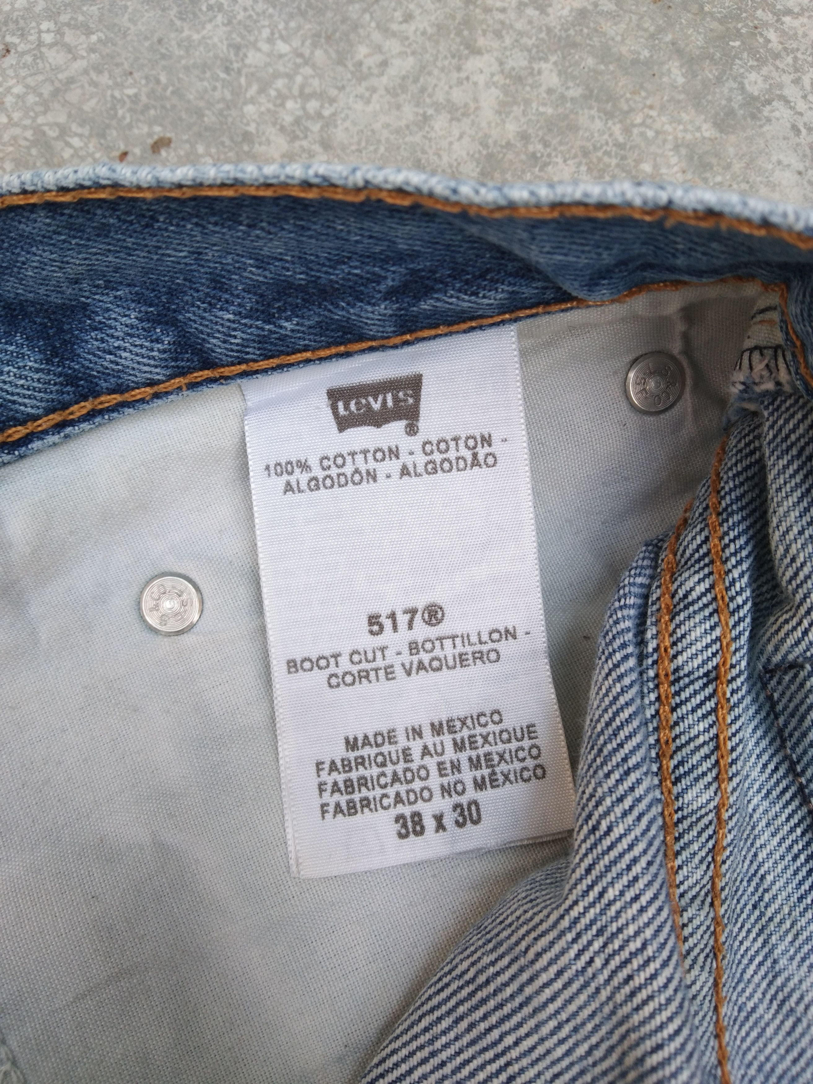 Levi's Vintage Levi's 517 Boot Cut Distressed Jeans 36x31 Size US 36 / EU 52 - 8 Thumbnail