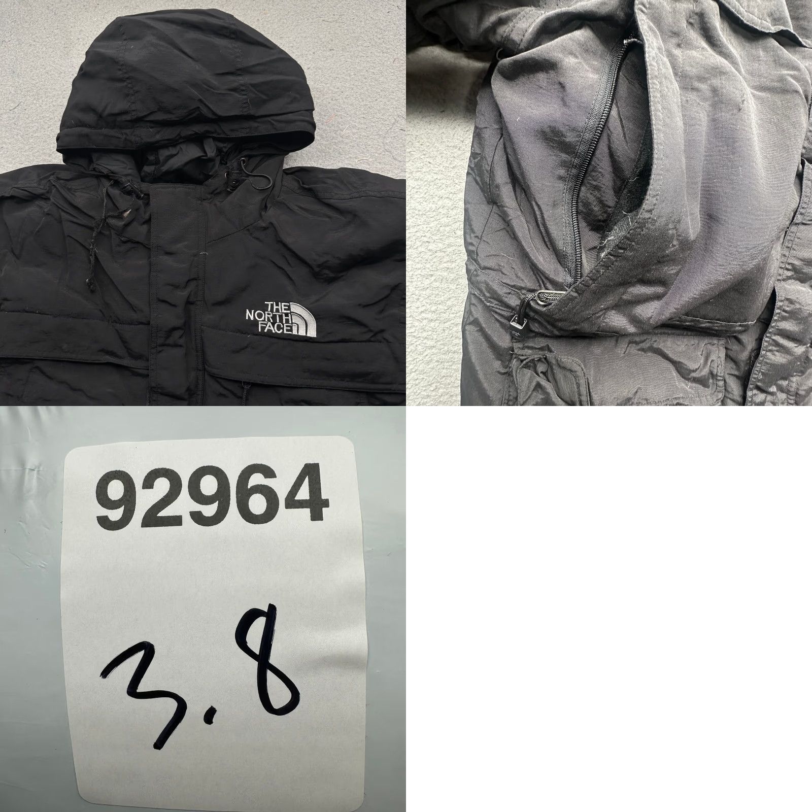 The North Face VINTAGE The North Face Parka Jacket Mens Small Hooded Puffer Quilted Down Nylon Black Quilted Mid-Length Nylon Sweatshirt? Size US S / EU 44-46 / 1 - 10 Thumbnail