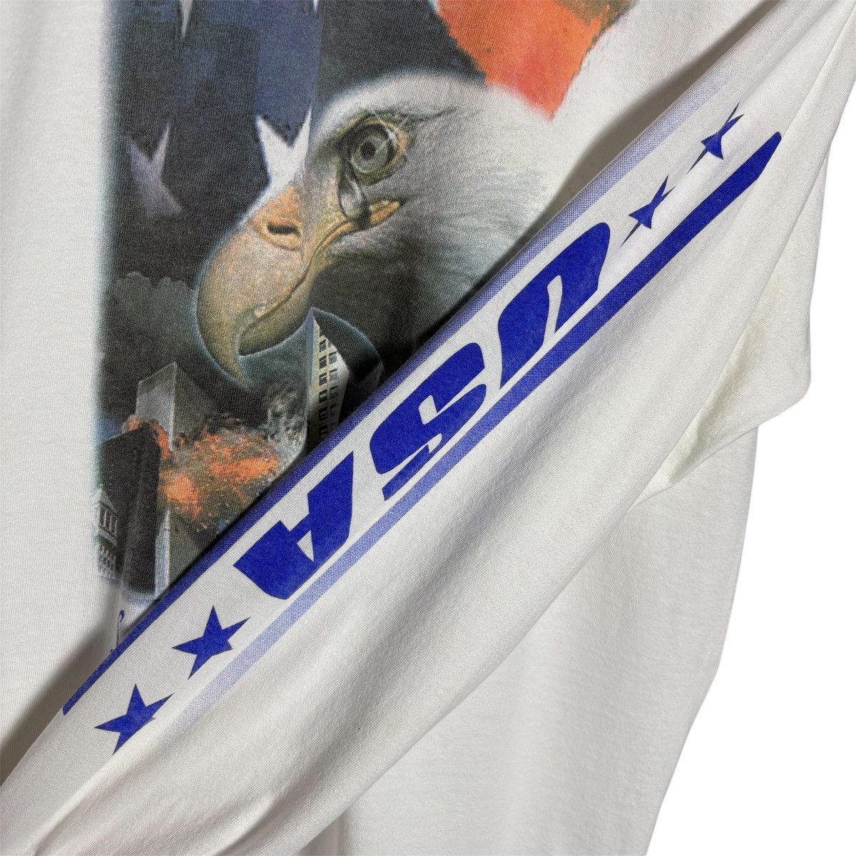 Vintage Vintage Y2K Twins Tower R.I.P. USA Falcon Long Sleeve Tee Size US L / EU 52-54 / 3 - 2 Thumbnail