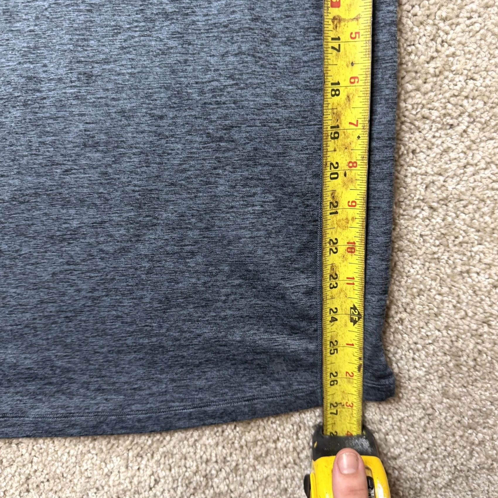 Logo 7 Peloton Shirt Mens XL Gray Short Sleeve Logo Cycling Athletic Top Performance Size US XL / EU 56 / 4 - 7 Thumbnail