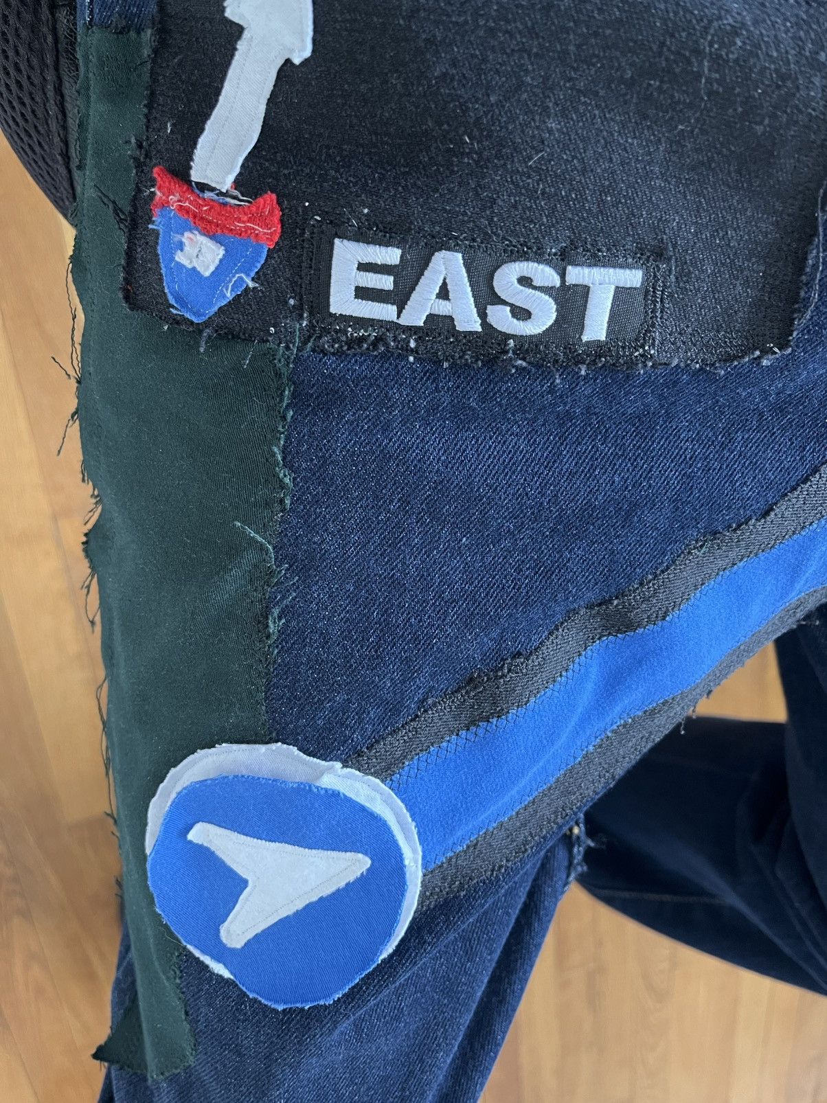 Levi's Custom "GPS" Denim Jeans 1 Of 1 - Men's Size 32x34 Size US 32 / EU 48 - 5 Thumbnail