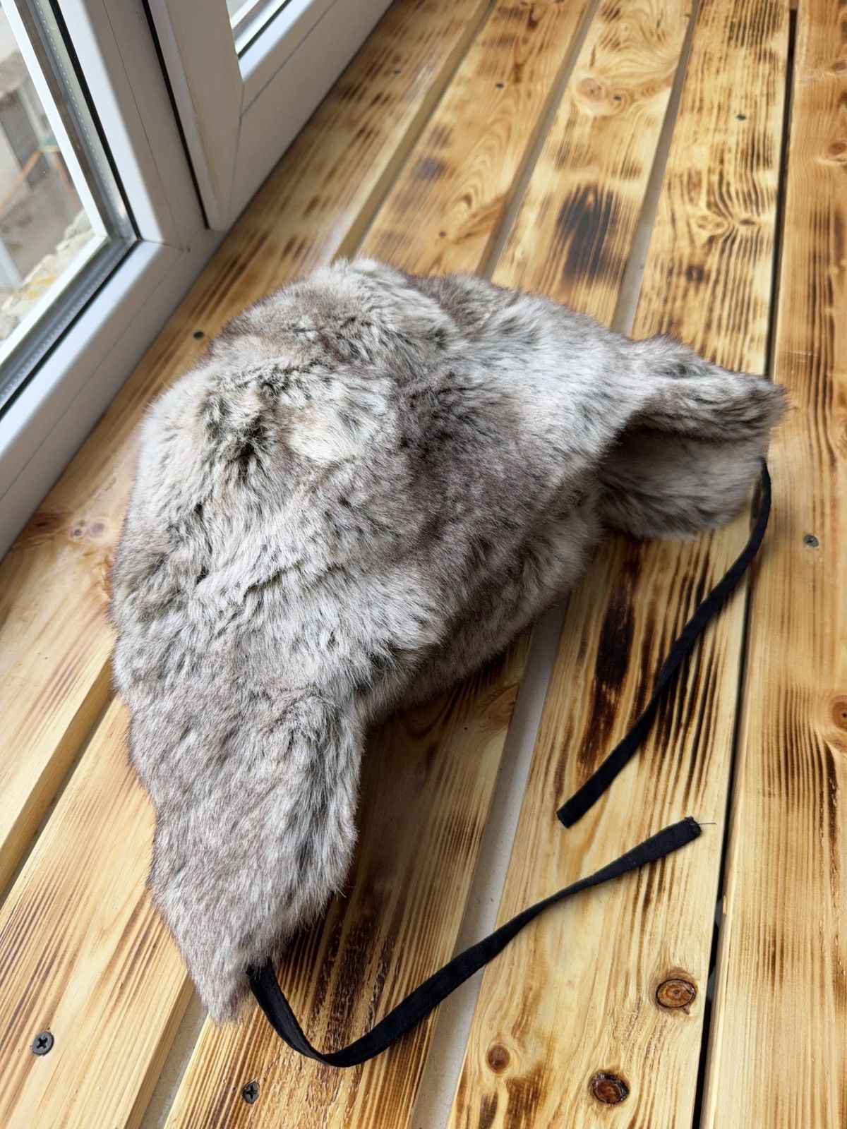 Le Grande Bleu (L.G.B.) Vintage Y2K Fuzzy Fur Ushanka Hat if six was nine LGB Style Size ONE SIZE - 7 Thumbnail