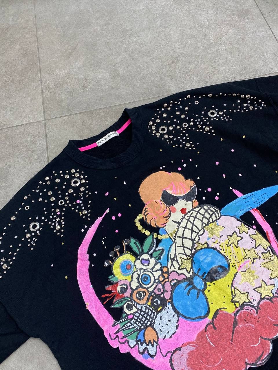 Tsumori Chisato Tsumori Chisato Anime Printing Moon Long Sweatshirt Size M / US 6-8 / IT 42-44 - 7 Thumbnail