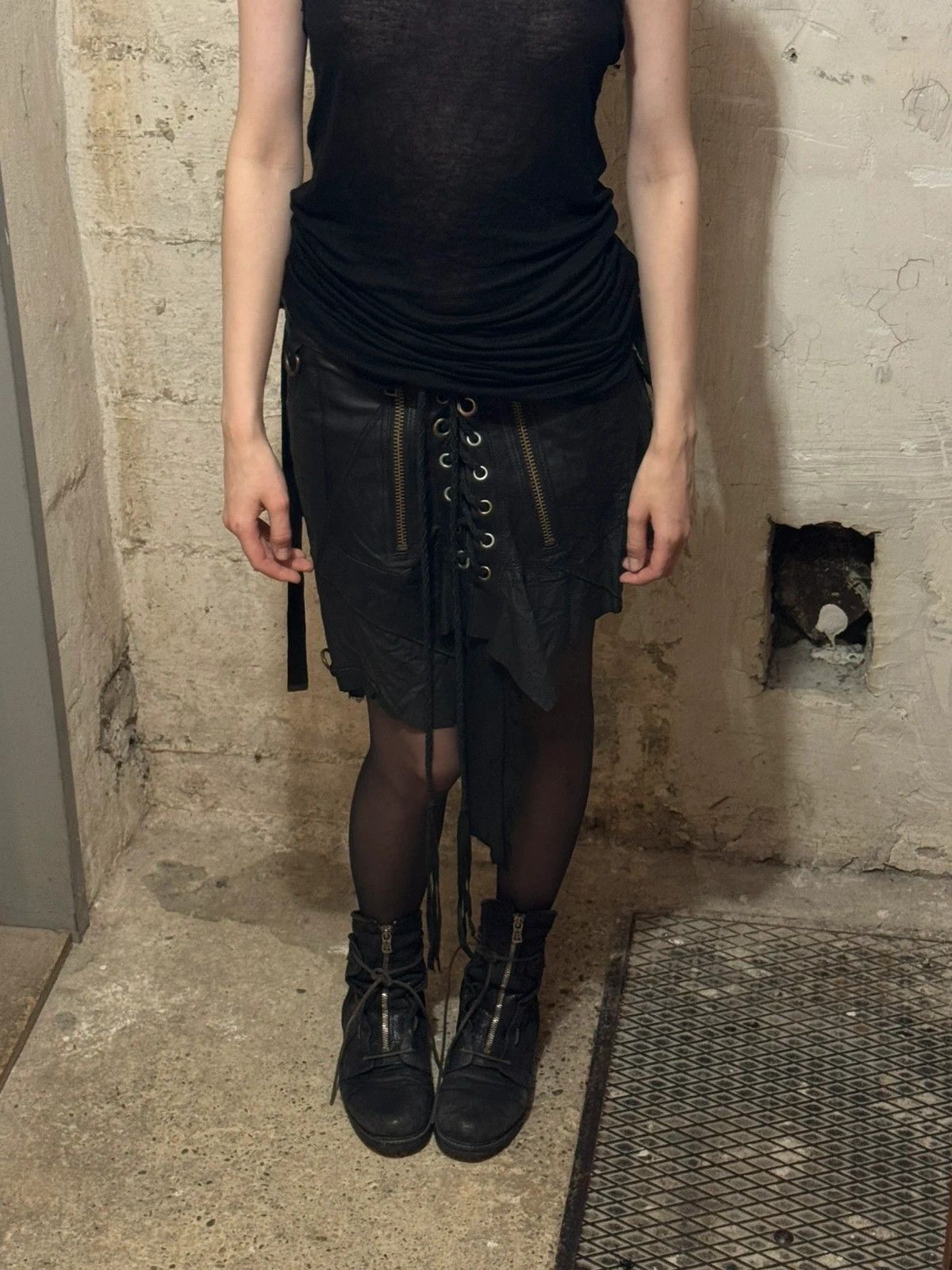 If Six Was Nine If six was nine i6w9 mud leather skirt Size 28" / US 6 / IT 42 - 7 Thumbnail