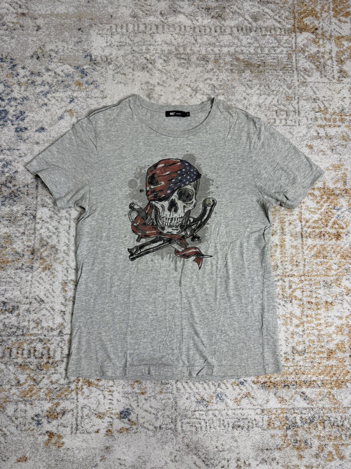 Hysteric Glamour Net men y2k skull art tshirt | Grailed