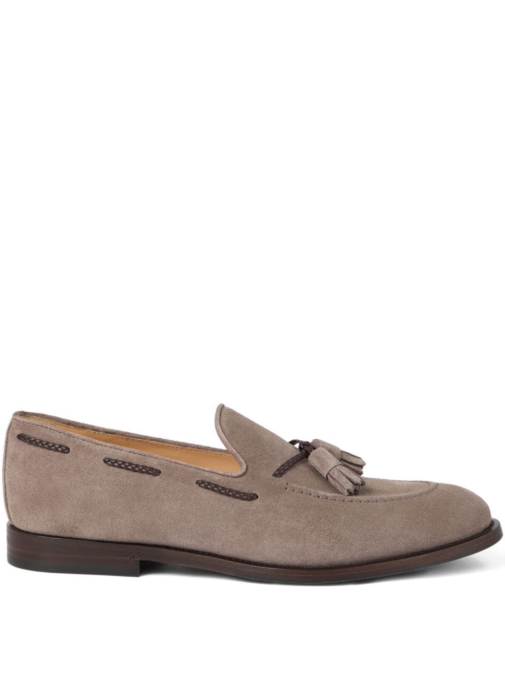 Brunello Cucinelli SUEDE LOAFERS Size US 12 / EU 45 - 1 Thumbnail