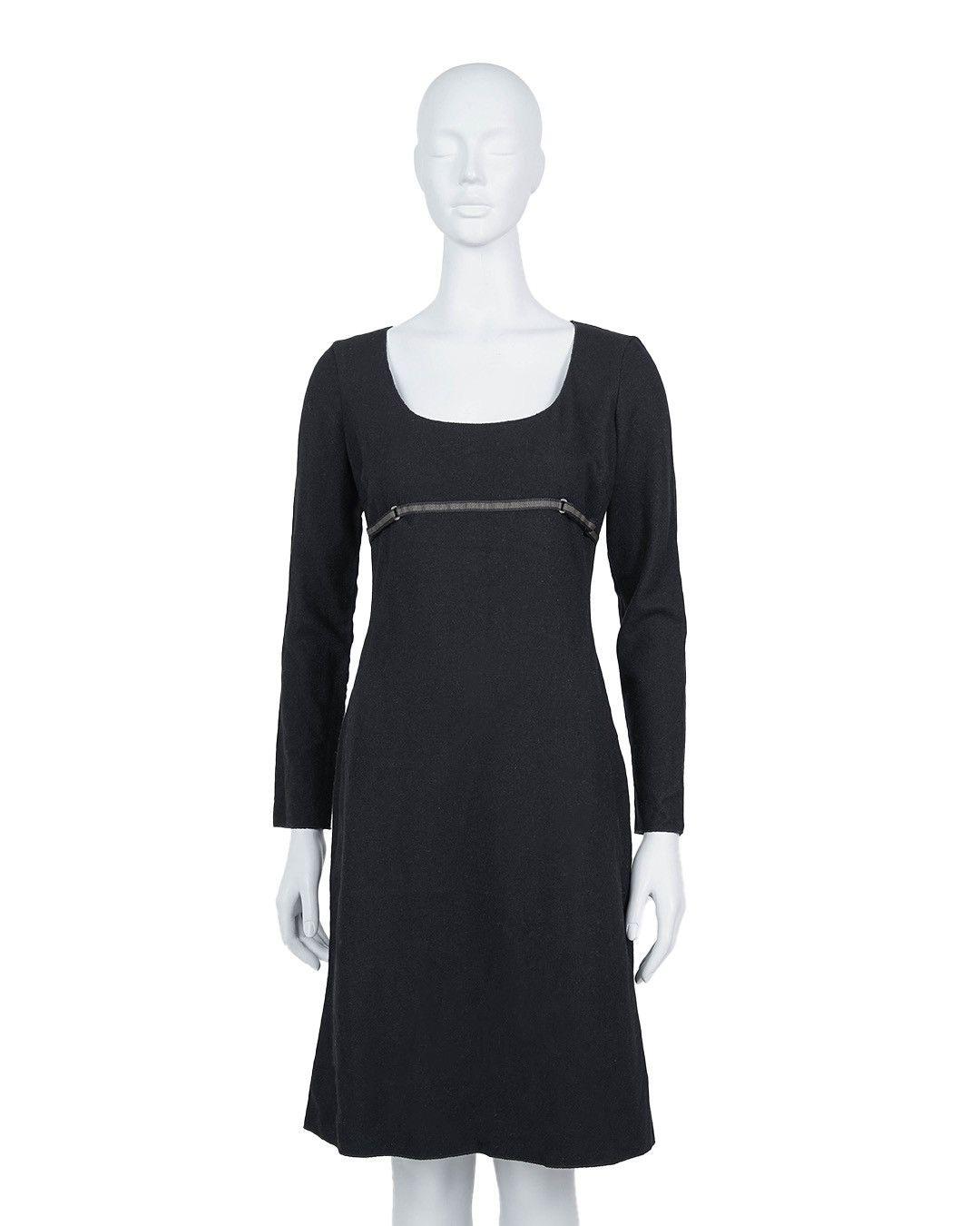 Miu Miu Miu Miu S/S2000 Belted Wool Dress Size S / US 4 / IT 40 - 2 Thumbnail