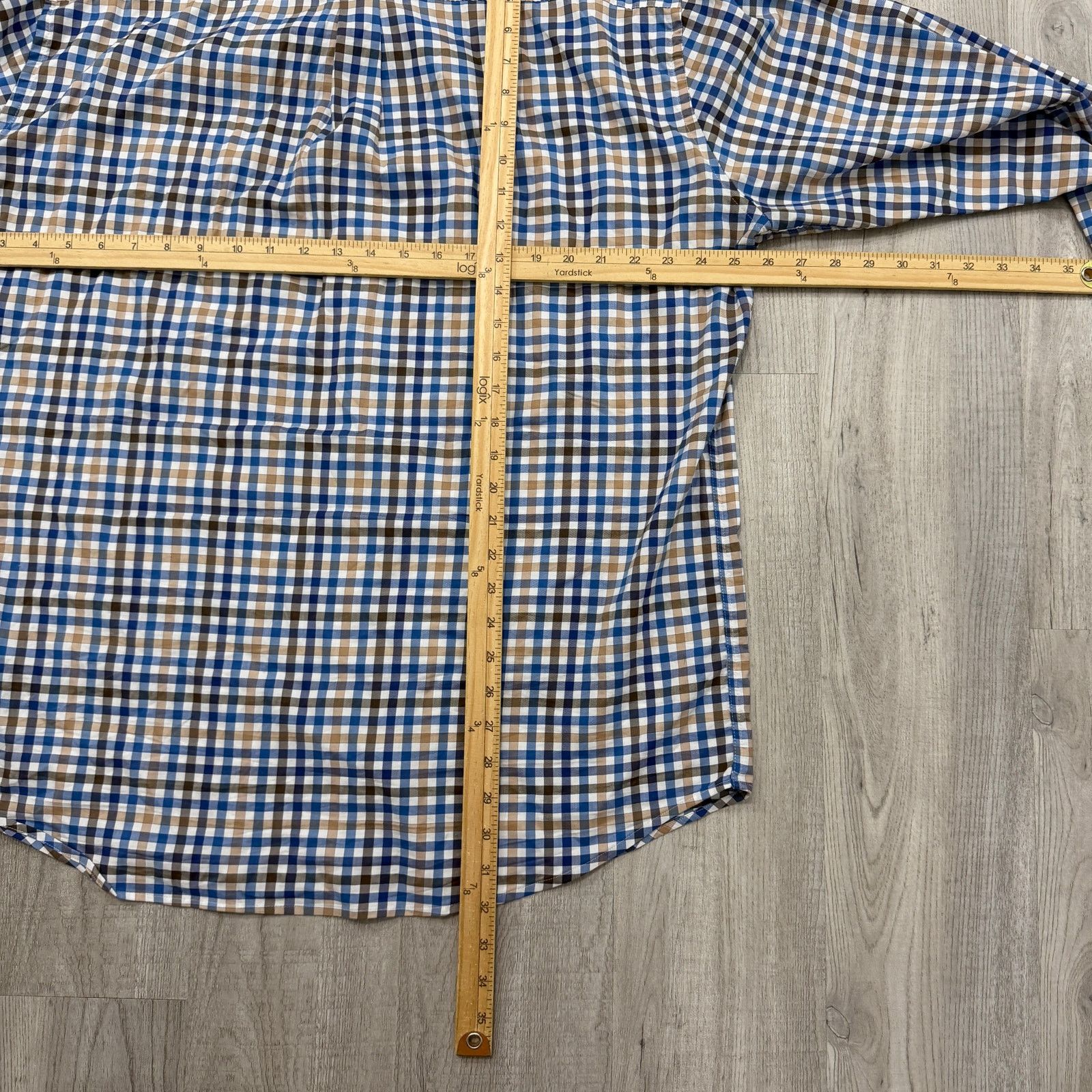 Peter Millar Peter Millar Carlow Crown Lite Button Down Shirt XL Blue Size US XL / EU 56 / 4 - 8 Thumbnail