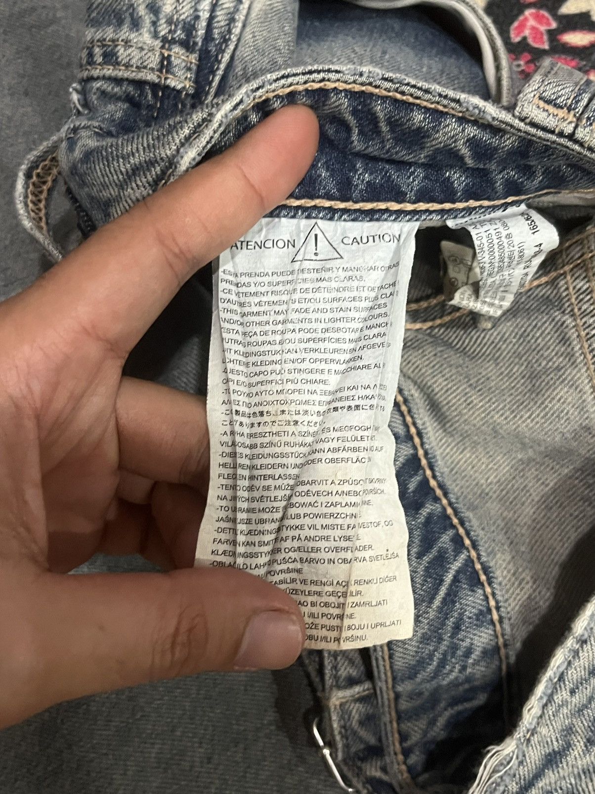 Tripp NYC Vintage Zara Tactical Cargo Grey Washed Baggy Jeans Size US 28 / EU 44 - 18 Thumbnail
