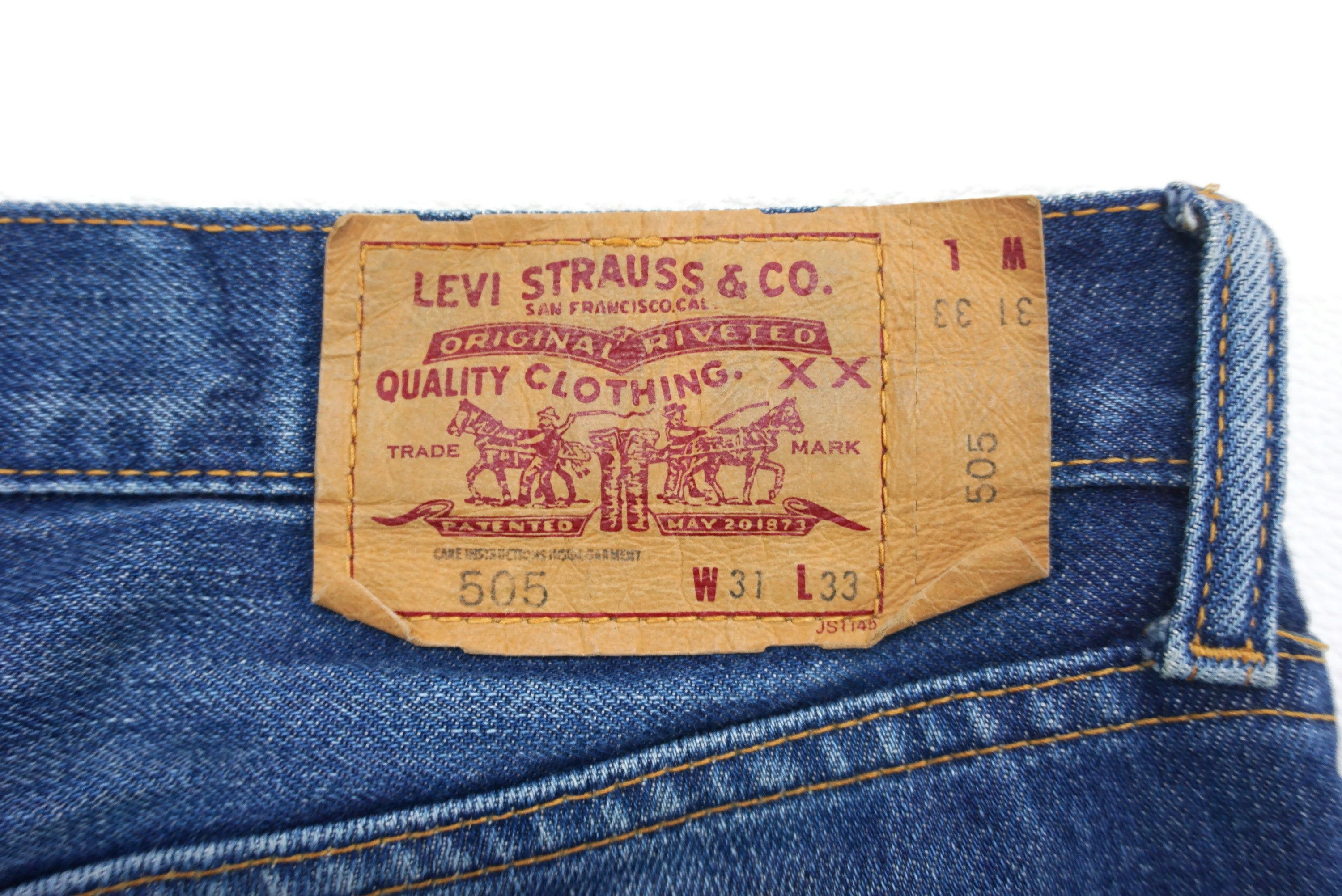 Levi's Vintage Levi's 505 Jeans fit W34xL34 Straight-Leg Denim Size US 31 - 7 Thumbnail