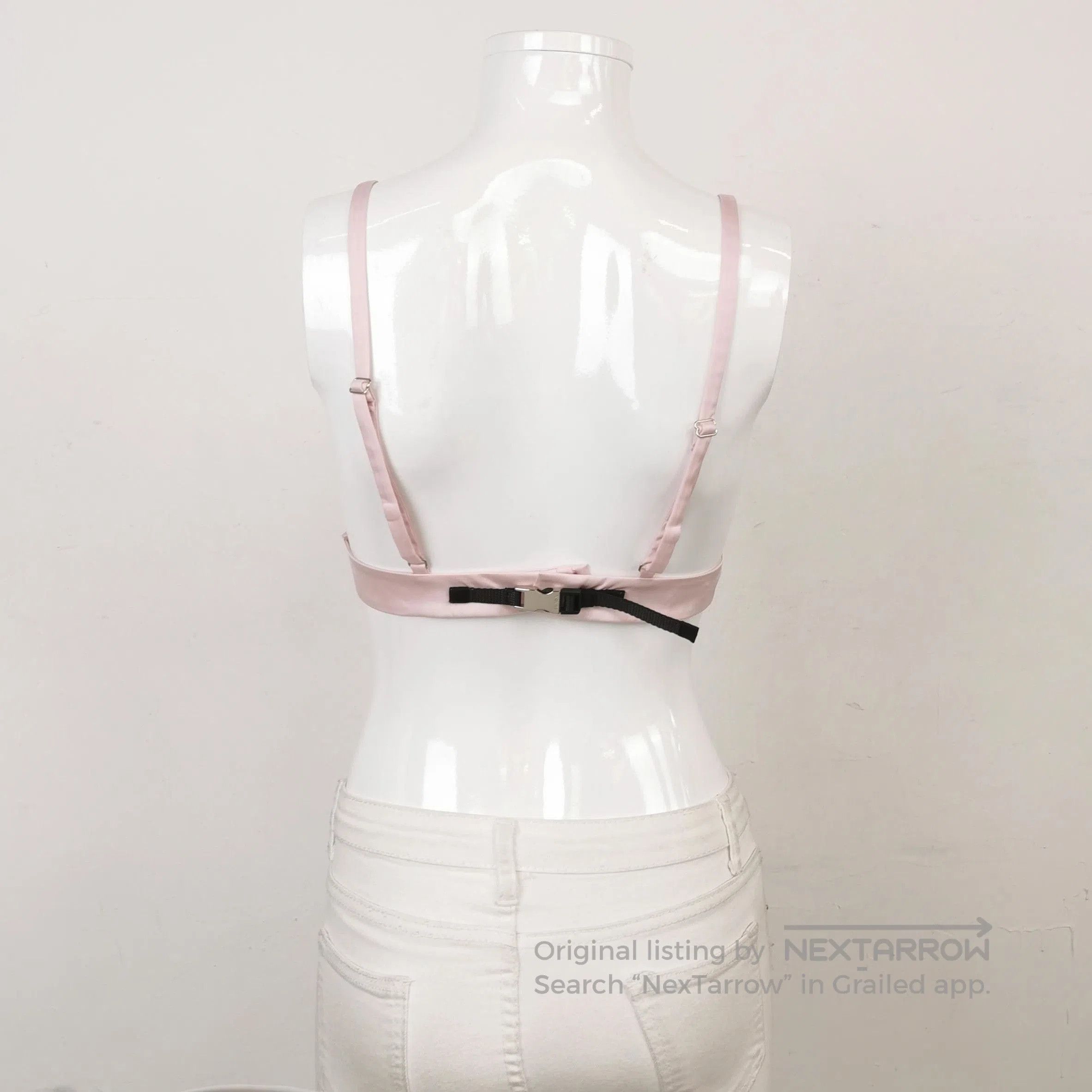 Prada Prada Triangle Logo Tank Top in Pink . Size S / US 4 / IT 40 - 2 Thumbnail