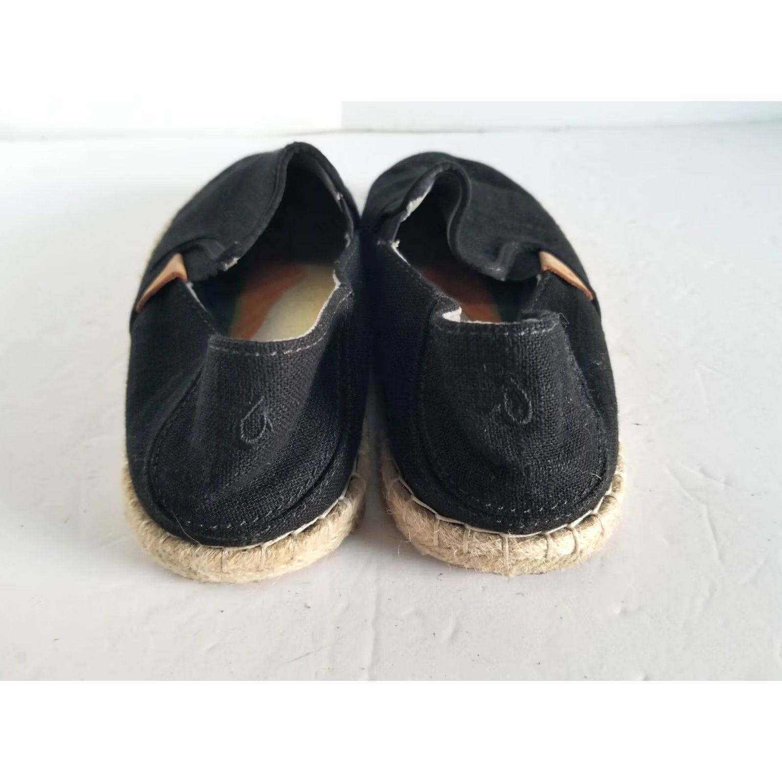 Olukai OluKai Kaula Pa'a Kapa Lava Rock Espadrilles black Slip On loafers size 8 Women Casual Shoes Size US 8 / IT 38 - 3 Thumbnail