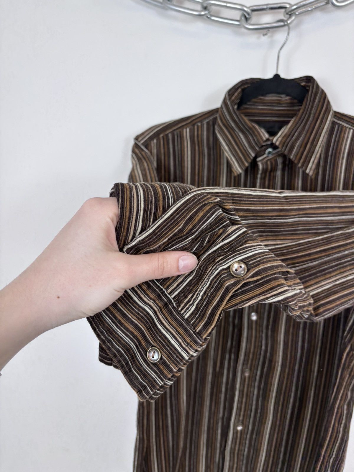 Schlussel Schlussel Japan Men’s Corduroy Velvet Long Sleeve Shirt Size US M / EU 48-50 / 2 - 8 Thumbnail