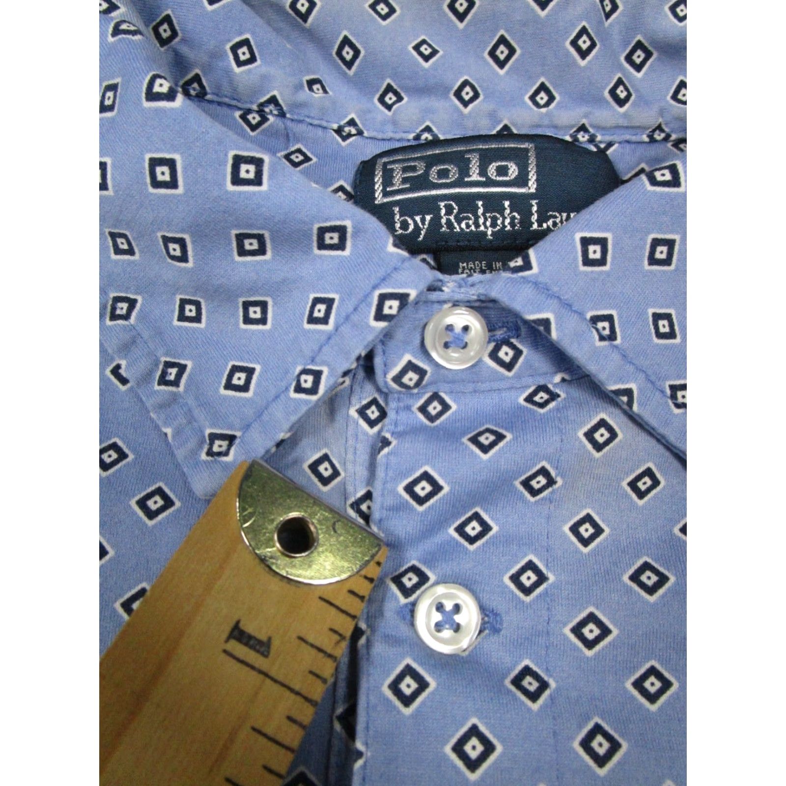 Polo Ralph Lauren Polo Ralph Lauren Polo Shirt Mens Large Blue White Cotton Golf Brand Polo Shirt Mens Large Blue White Cotton Golf Size US L / EU 52-54 / 3 - 4 Thumbnail