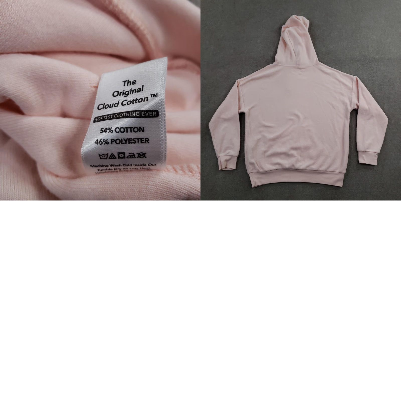 Pinko Soft Serve Hoodie Womens Small Pink Cotton Pullover Fleece Sweatshirt Made USA Pockets Logo Size S / US 4 / IT 40 - 8 Thumbnail