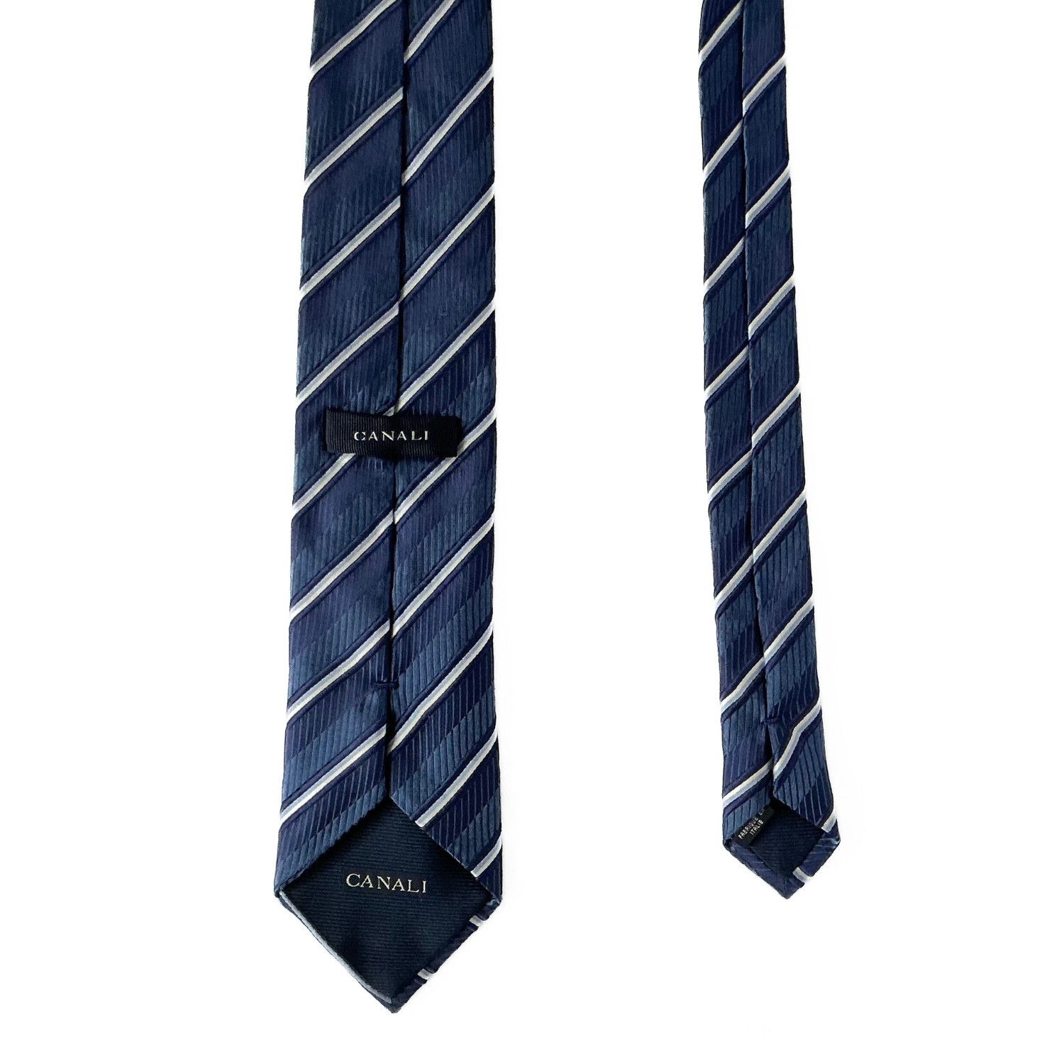 Canali Canali Striped Tie 3.75" Size ONE SIZE - 2 Thumbnail
