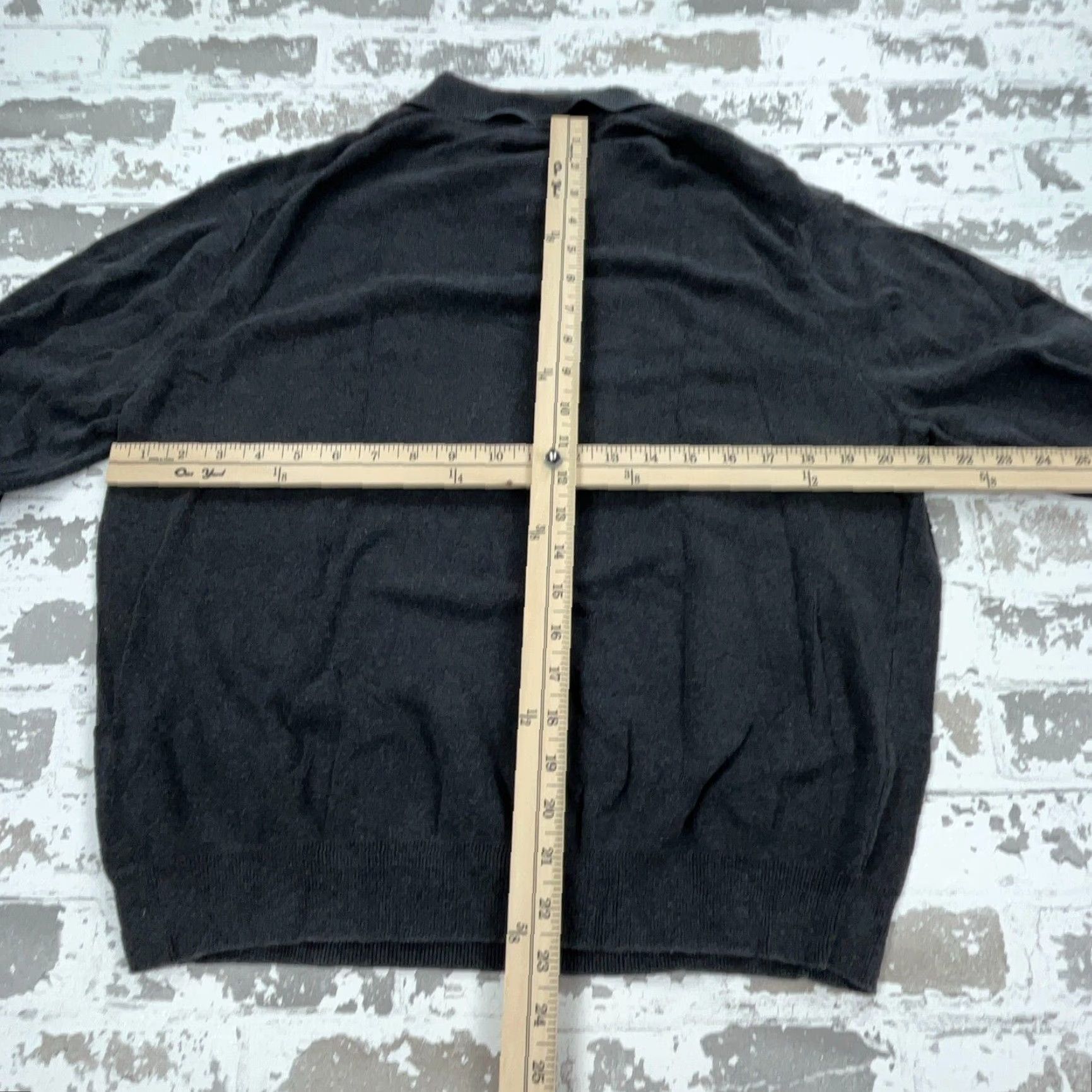 Polo Ralph Lauren Polo Ralph Lauren Sweater Men Large Gray Knit Cotton Striped Logo Lightweight All Seasons Size US L / EU 52-54 / 3 - 5 Thumbnail