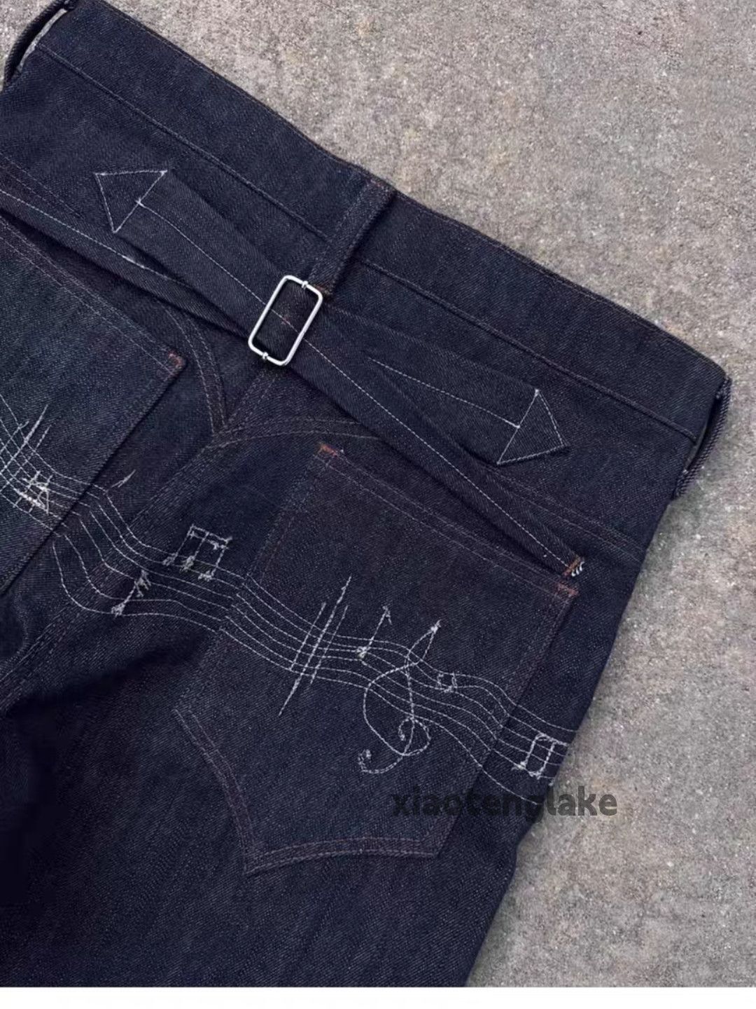 Jean otl asaprocky travisscott style flared y2k hiphop jeans Size US 34 / EU 50 - 6 Thumbnail