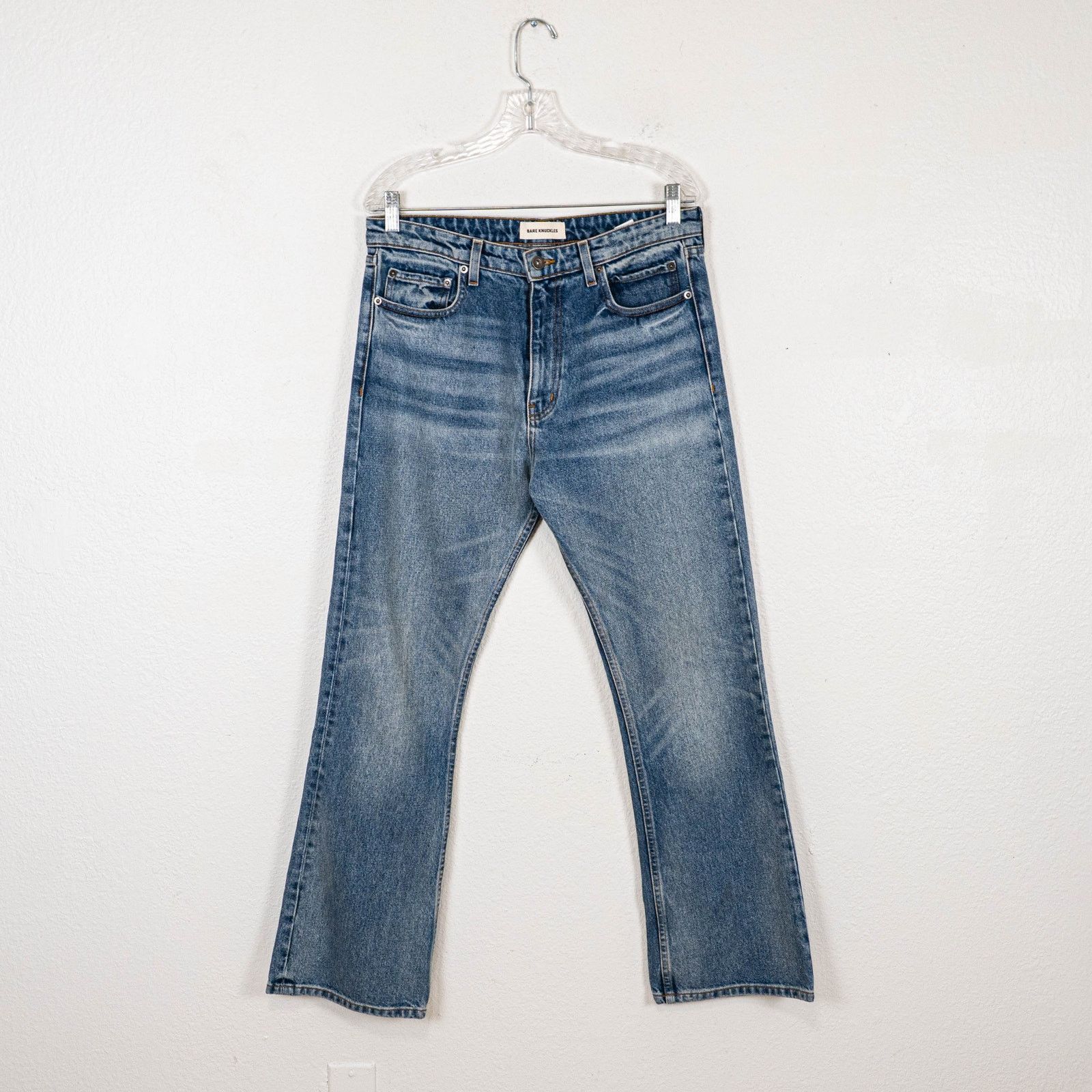Bare Knuckles Bare Knuckles Flare Bootcut Denim Jean size 32 Size US 32 / EU 48 - 1 Thumbnail