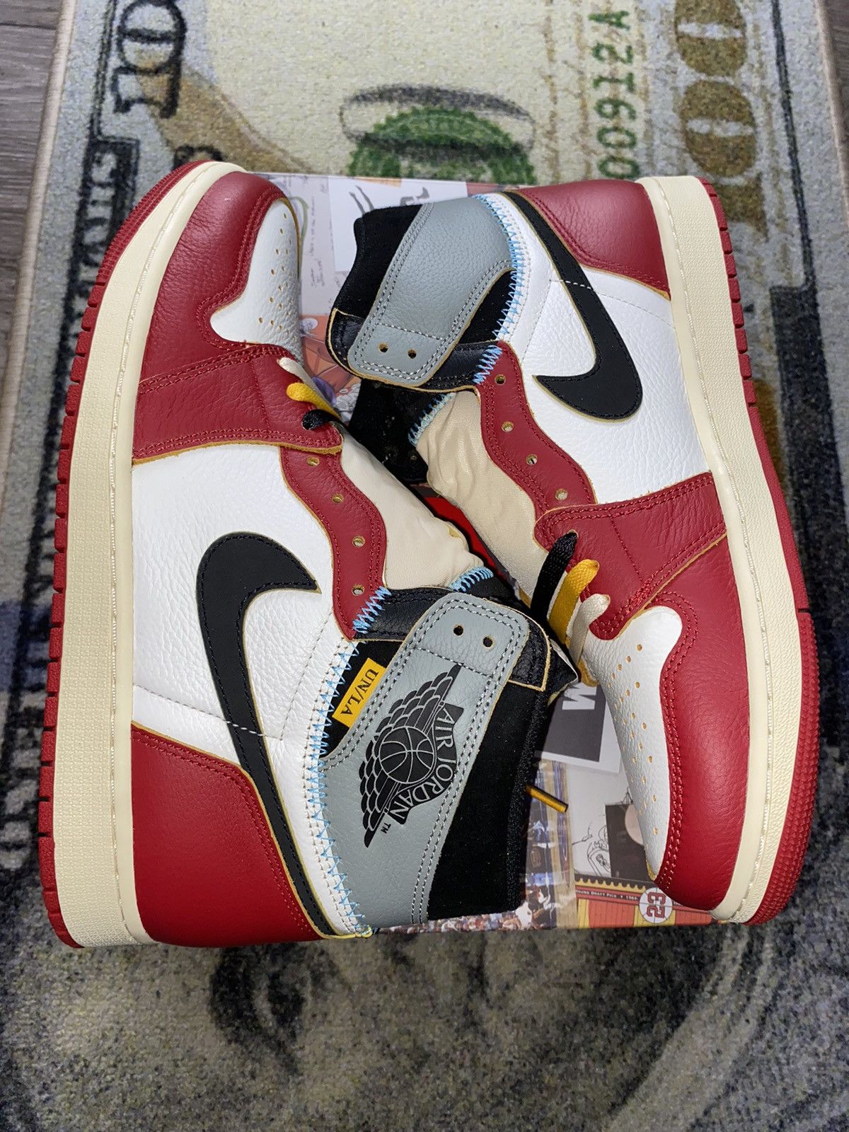 Jordan Brand × Nike Jordan 1 Retro High OG SP Union LA Chicago Shadow Size US 11.5 / EU 44-45 - 2 Thumbnail