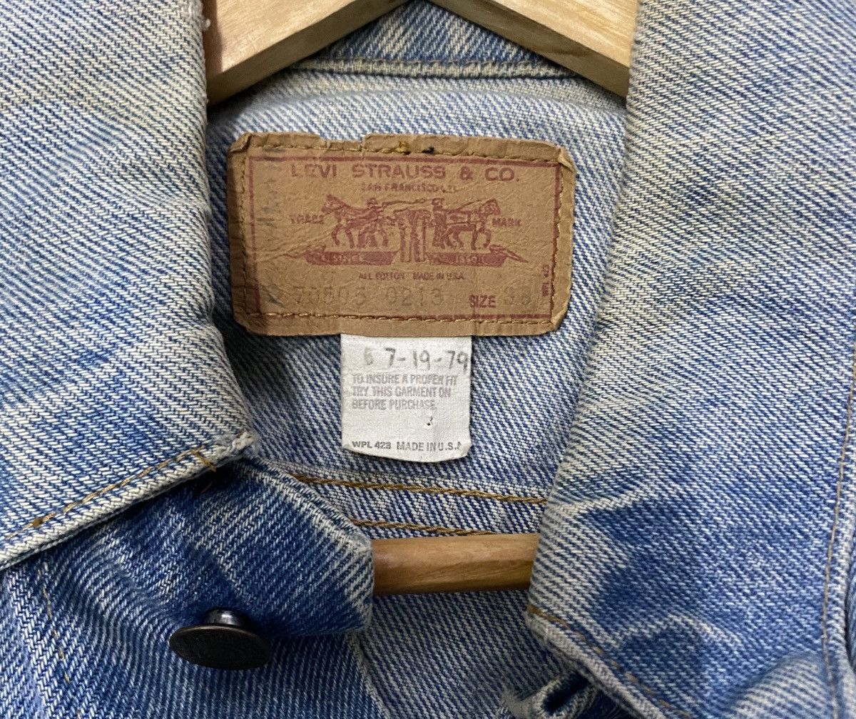 Levi's Vintage Brand Levis 70505 Small e Trucker Denim 1979s Size US M / EU 48-50 / 2 - 12 Thumbnail