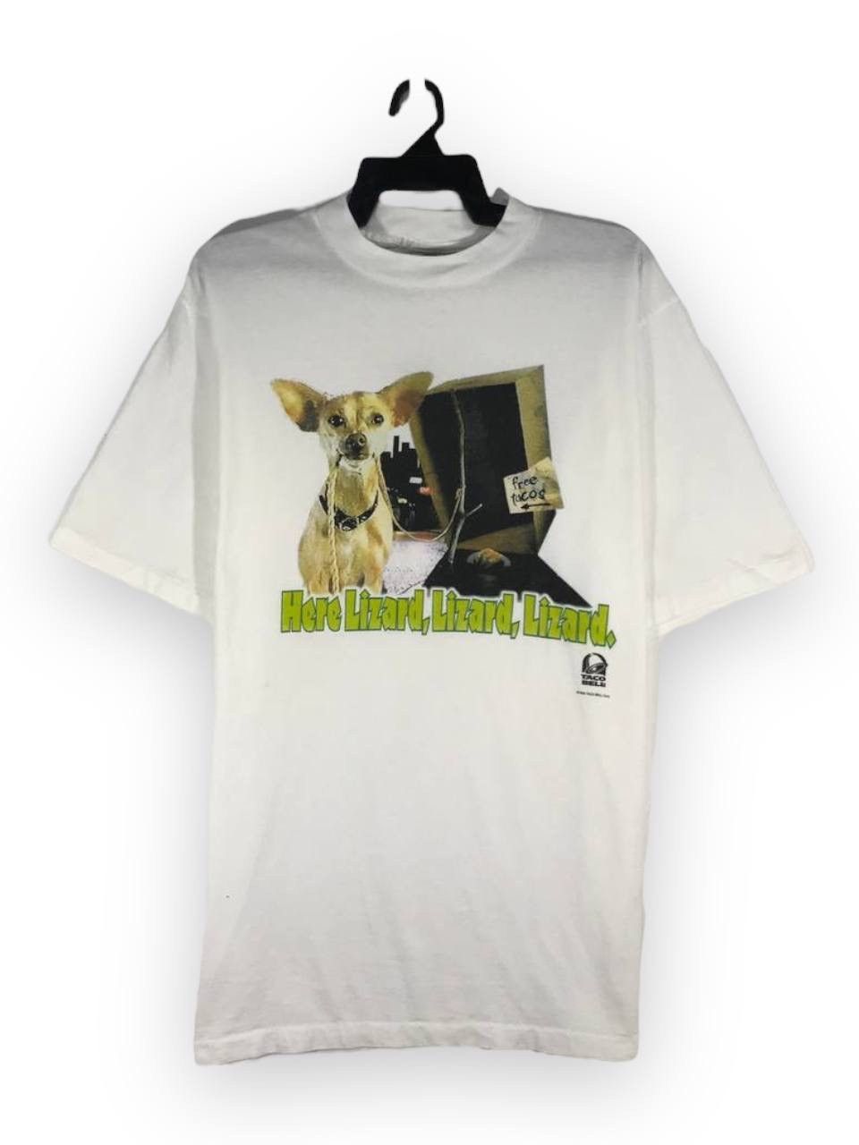 Vintage vintage 1998 Taco bell here lizard lizard lizard Size US L / EU 52-54 / 3 - 1 Thumbnail