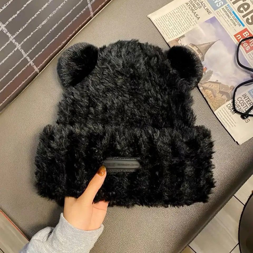 Japanese Brand × Vintage Bear Ears Autumn Winter Warm Hat Size ONE SIZE - 8 Thumbnail