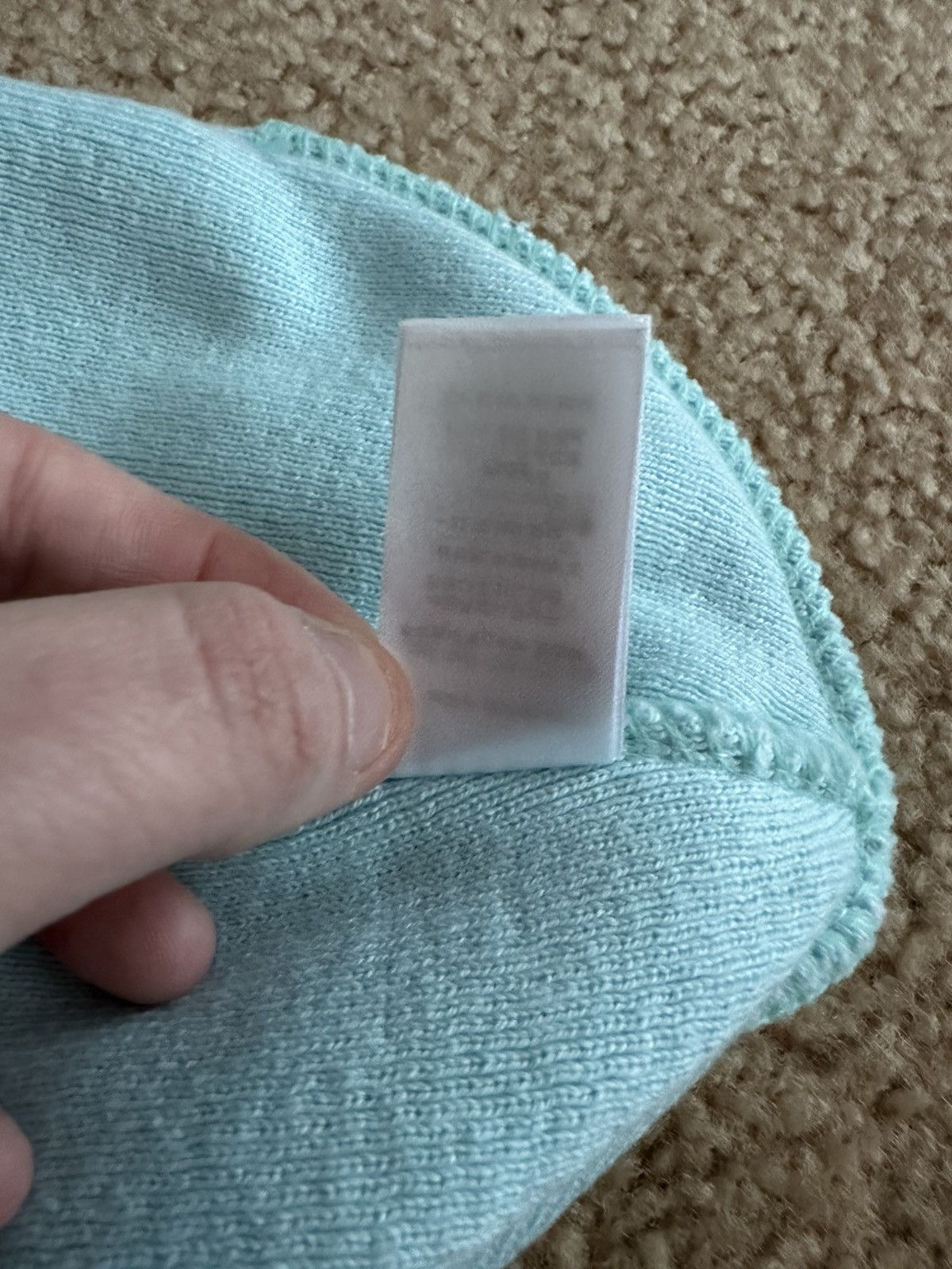Supreme Supreme Big Logo Beanie Teal Size ONE SIZE - 9 Thumbnail