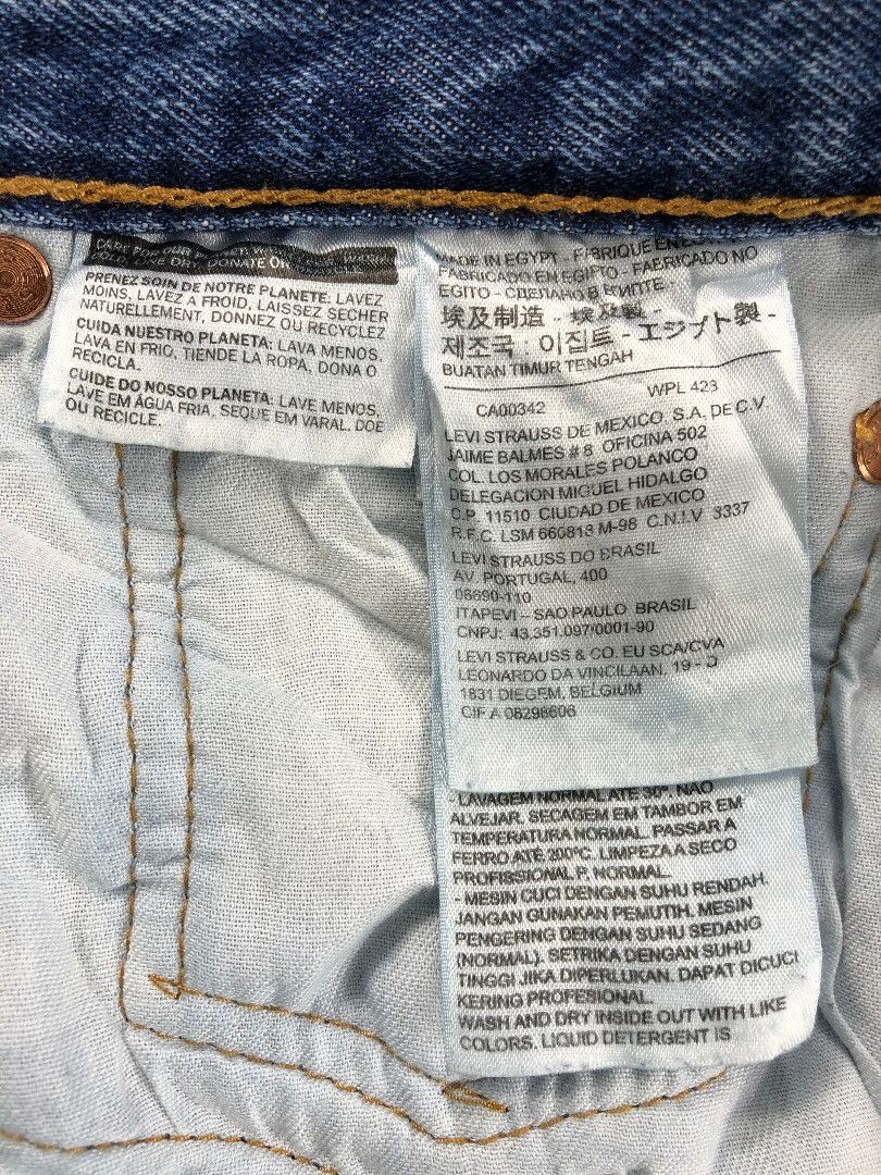 Levi's Vintage Light Wash Levis 501 Jeans-JM779 Size US 34 / EU 50 - 8 Thumbnail