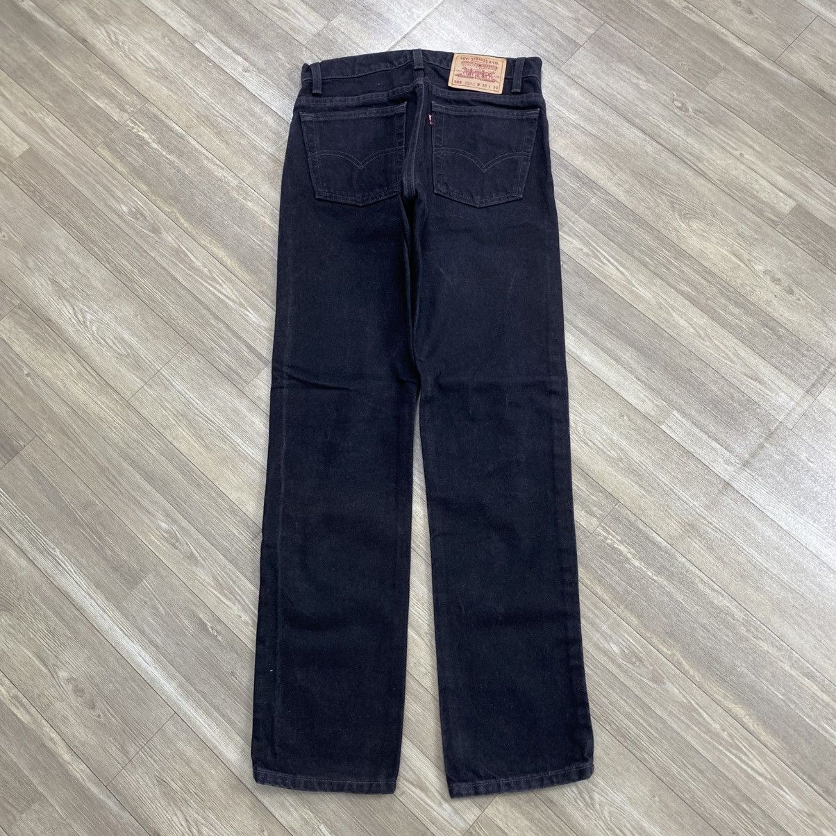 Levi's Vintage Clothing 1990s Vintage Levis 505 USA 303 Solid Black Straight Jeans Size US 30 / EU 46 - 13 Thumbnail