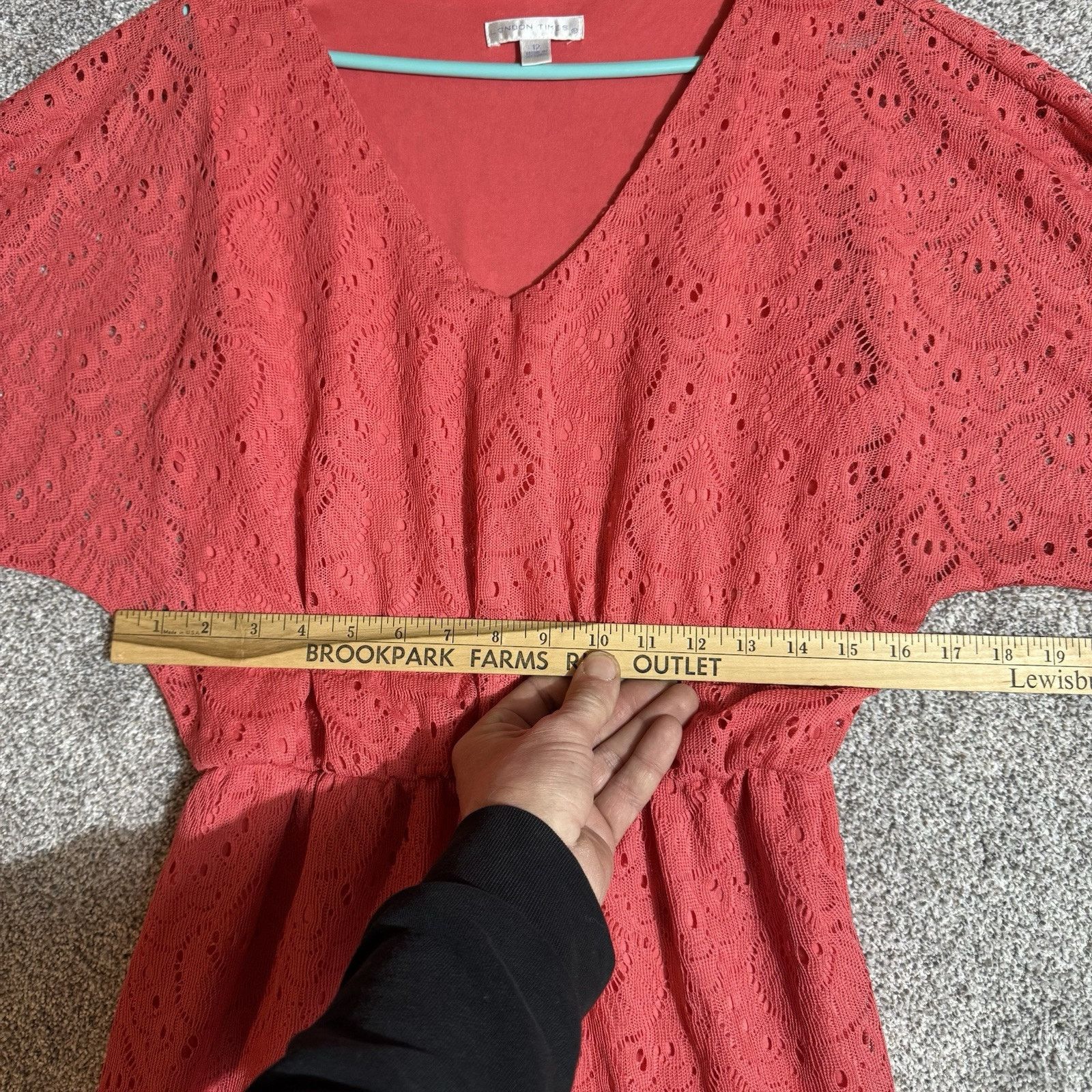 Other London Times Lace Dress Size 12 Eyelet Boho Beachy Coastal Size XL / US 12-14 / IT 48-50 - 9 Thumbnail