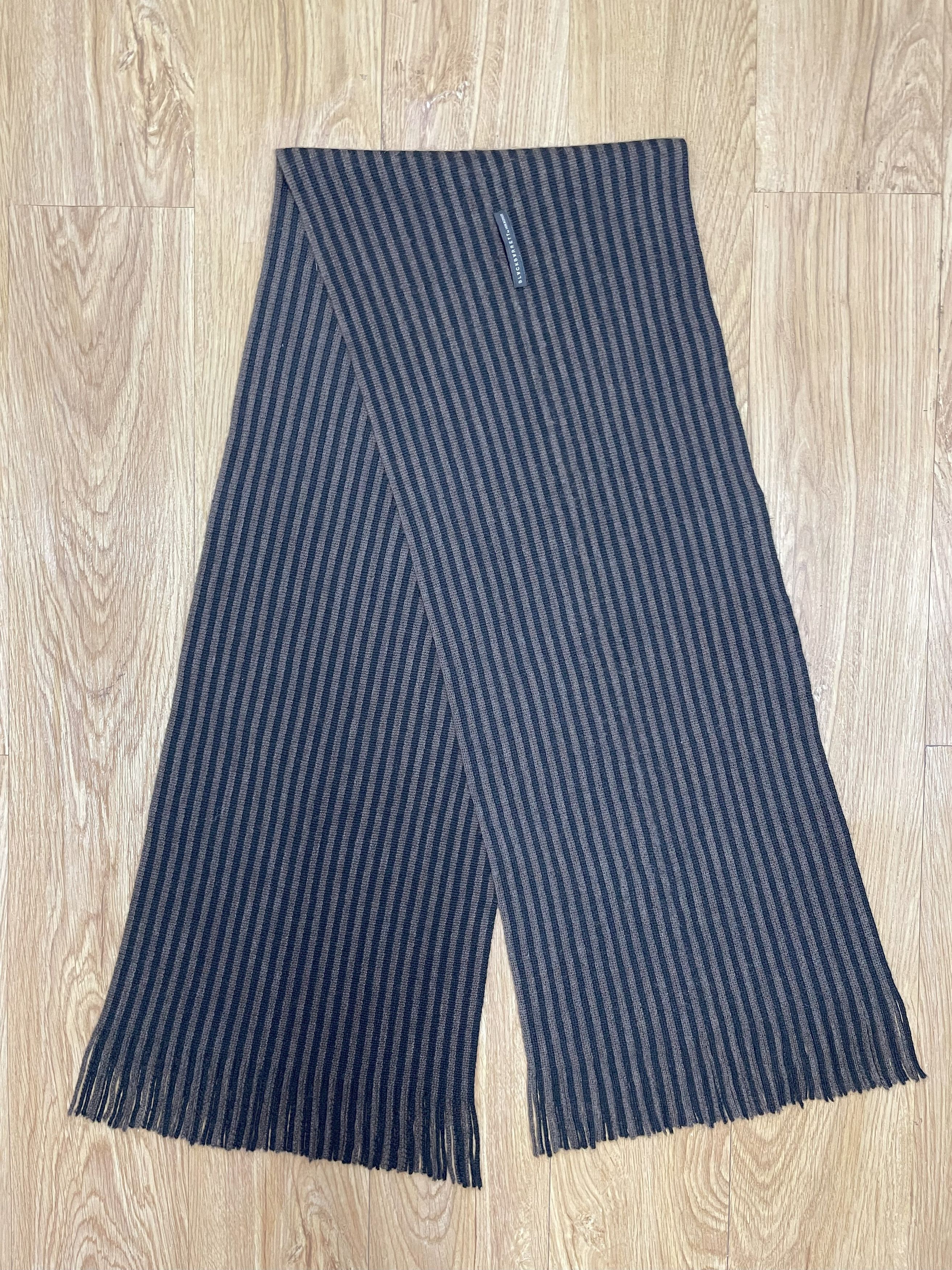 Black Barrett × Neil Barrett × Vintage Black Barrett by Neil Barrett Scarf / Muffler - 6135 Size ONE SIZE - 4 Thumbnail