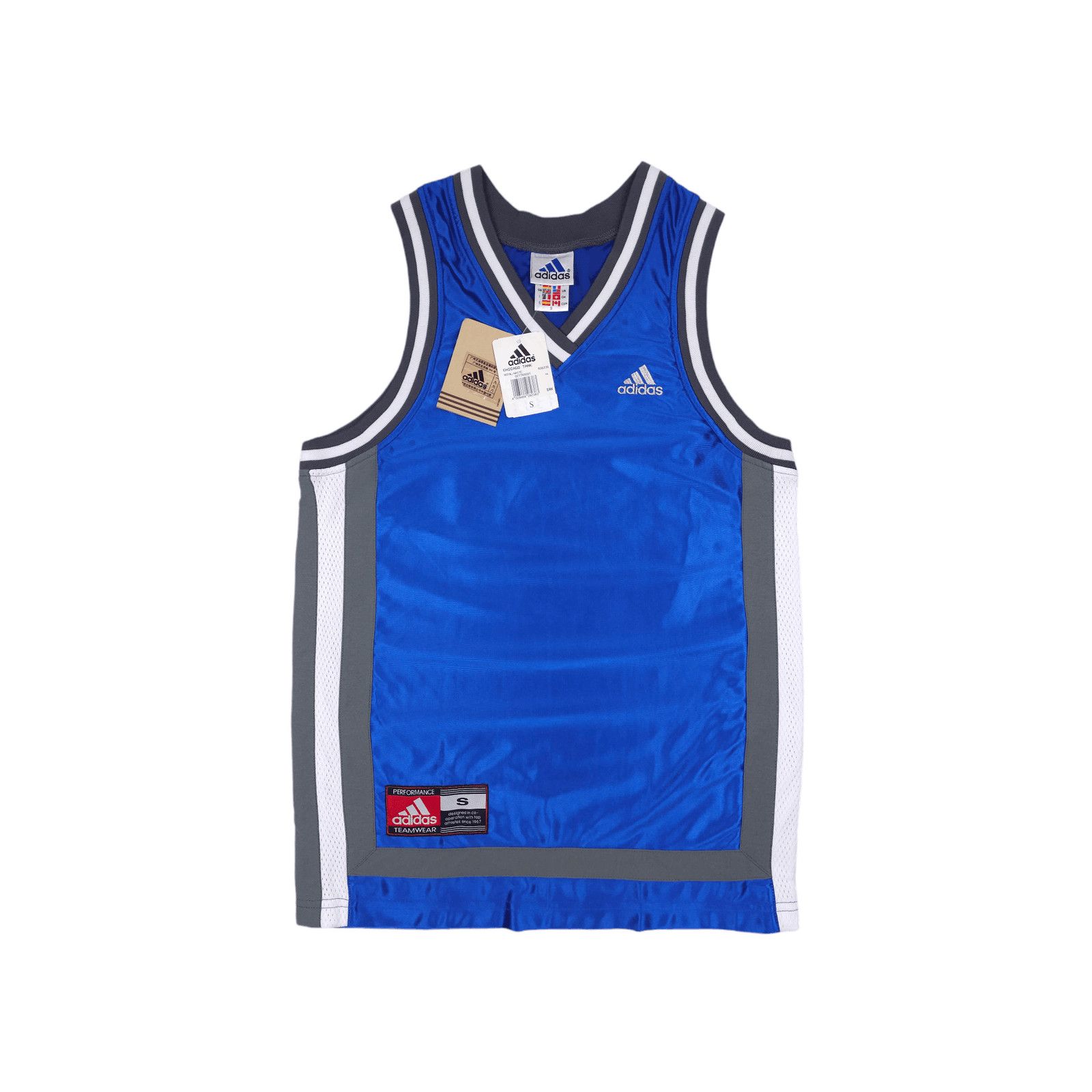 Adidas × NBA 💎 New With Tags Size S Blue Tank Top Sleeveless T-Shirt Size US S / EU 44-46 / 1 - 1 Thumbnail