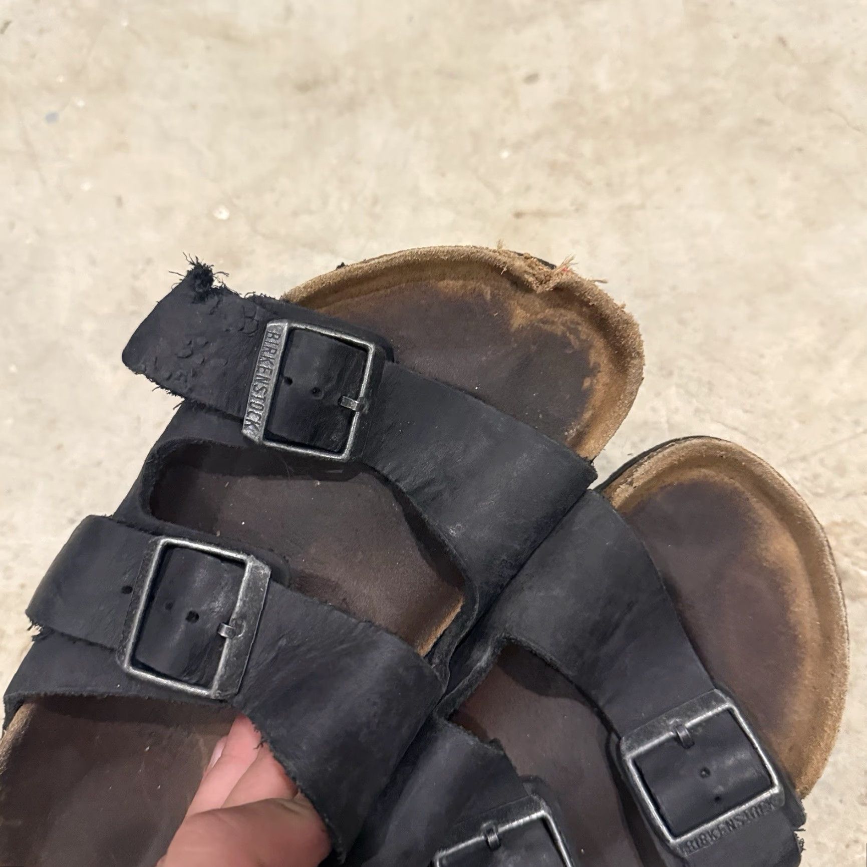 Birkenstock Birkenstock Arizona Black Birko-Flor Slide Sandals 37 EU Women 6-6.5 US Size US 6 / IT 36 - 7 Thumbnail