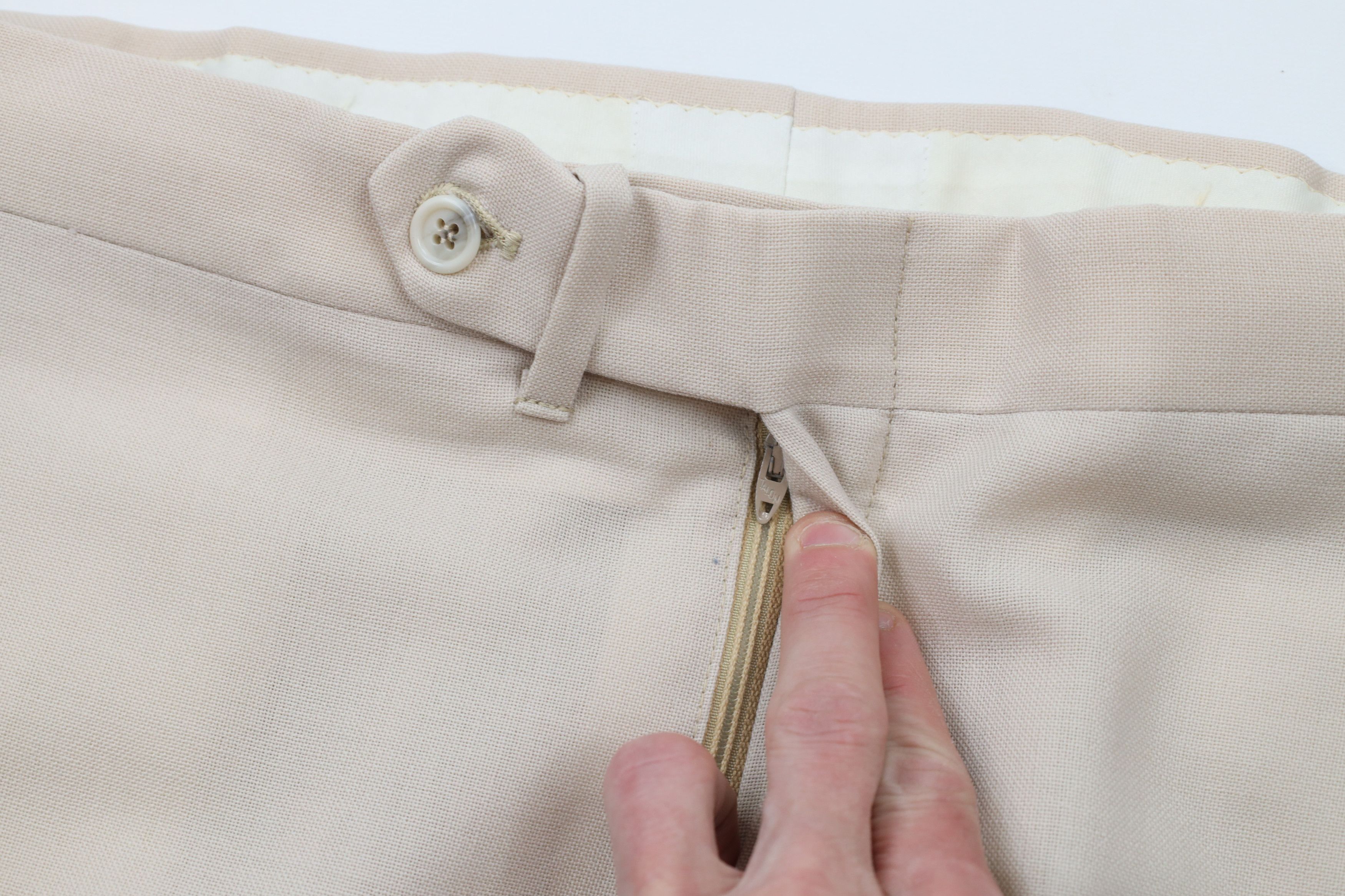 Vintage Vintage 70s Streetwear Linen Blend Bell Bottoms Pants USA Size US 38 / EU 54 - 7 Thumbnail