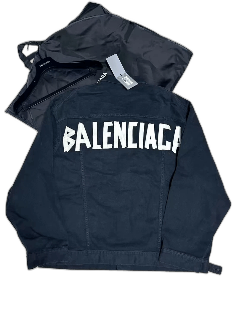 Balenciaga balenciaga tape type denim jacket Size US S / EU 44-46 / 1 - 1 Thumbnail