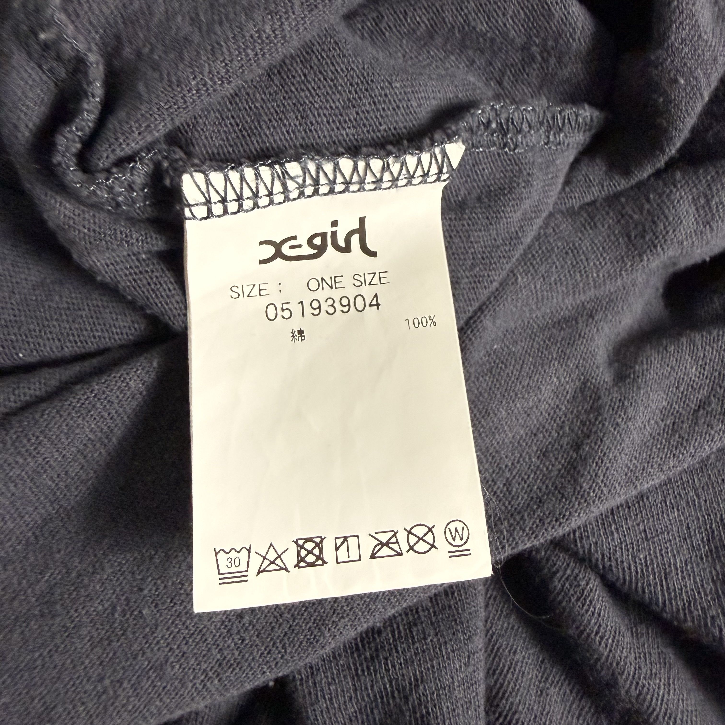 Japanese Brand 🔥RARE🔥 X-Girl POEM Think Rich, Look Bad Oversized T-shirt Size US L / EU 52-54 / 3 - 7 Thumbnail