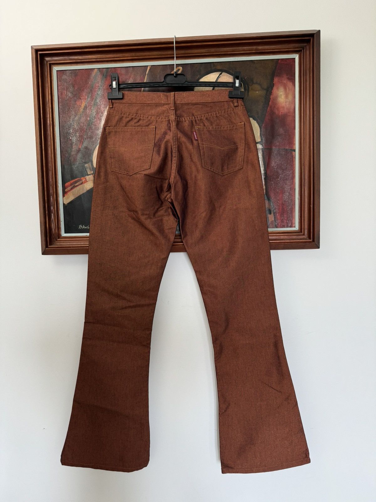 Vintage Rare Y2K Comycom Cyber Flaired Rave Hippie Pants Vintage Size US 29 - 2 Thumbnail