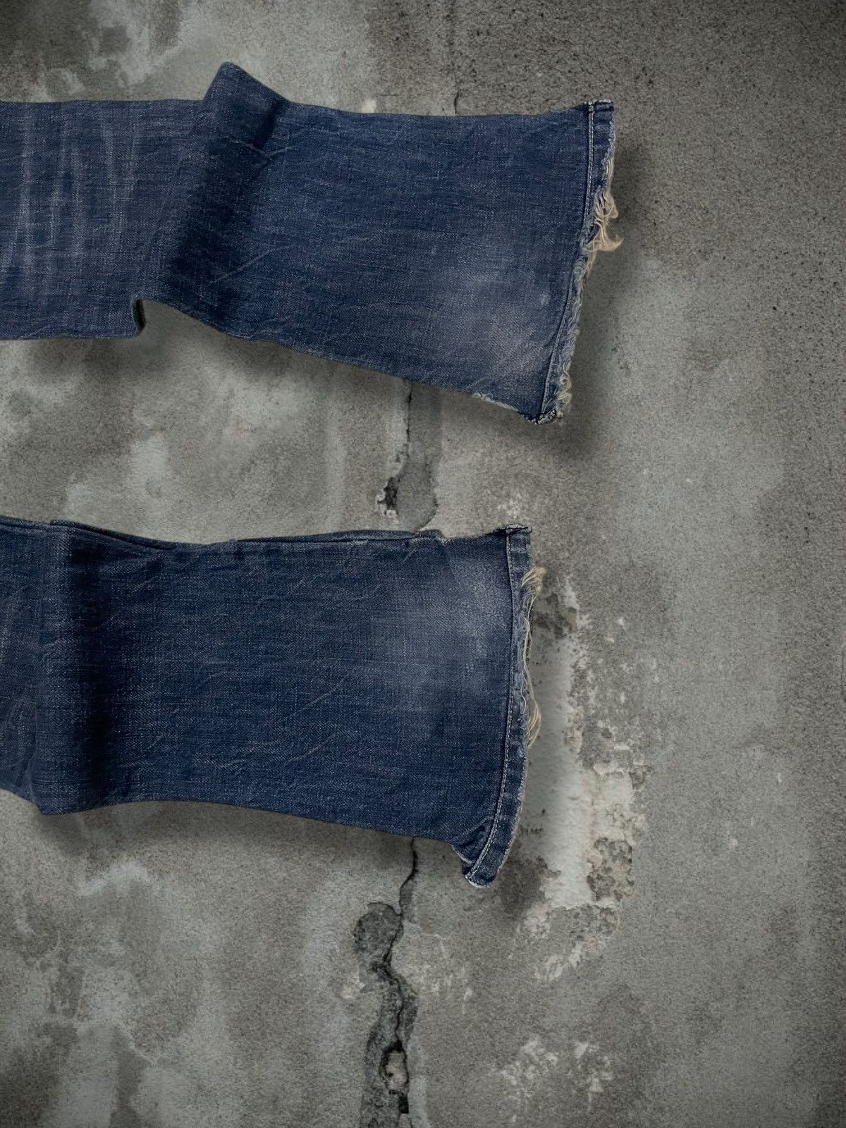Marithe + Francois Girbaud Vintage 1990s Designer Marithe Francois Girbaud Flared Denim Size US 26 / EU 42 - 15 Thumbnail