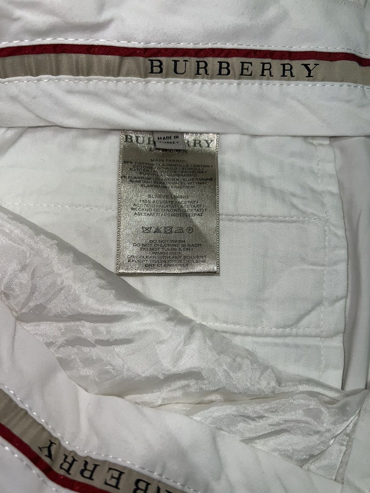 Burberry Burberry London Lean casual white Pants Size US 38 / EU 54 - 7 Thumbnail