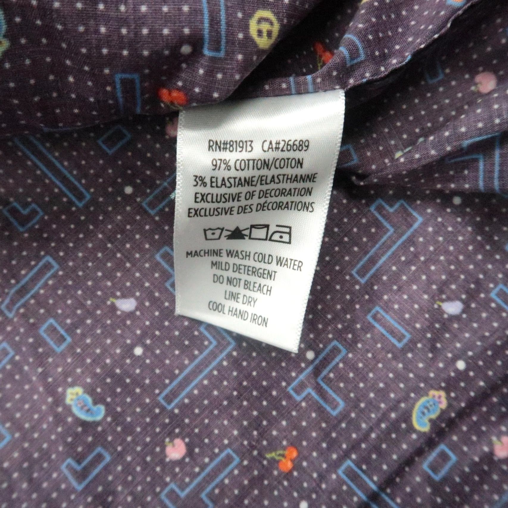 Robert Graham Robert Graham Shirt Mens 2XL Black Geometric Long Sleeve Button-Up Classic Fit Retro Arcade Emoji Size US XXL / EU 58 / 5 - 4 Thumbnail