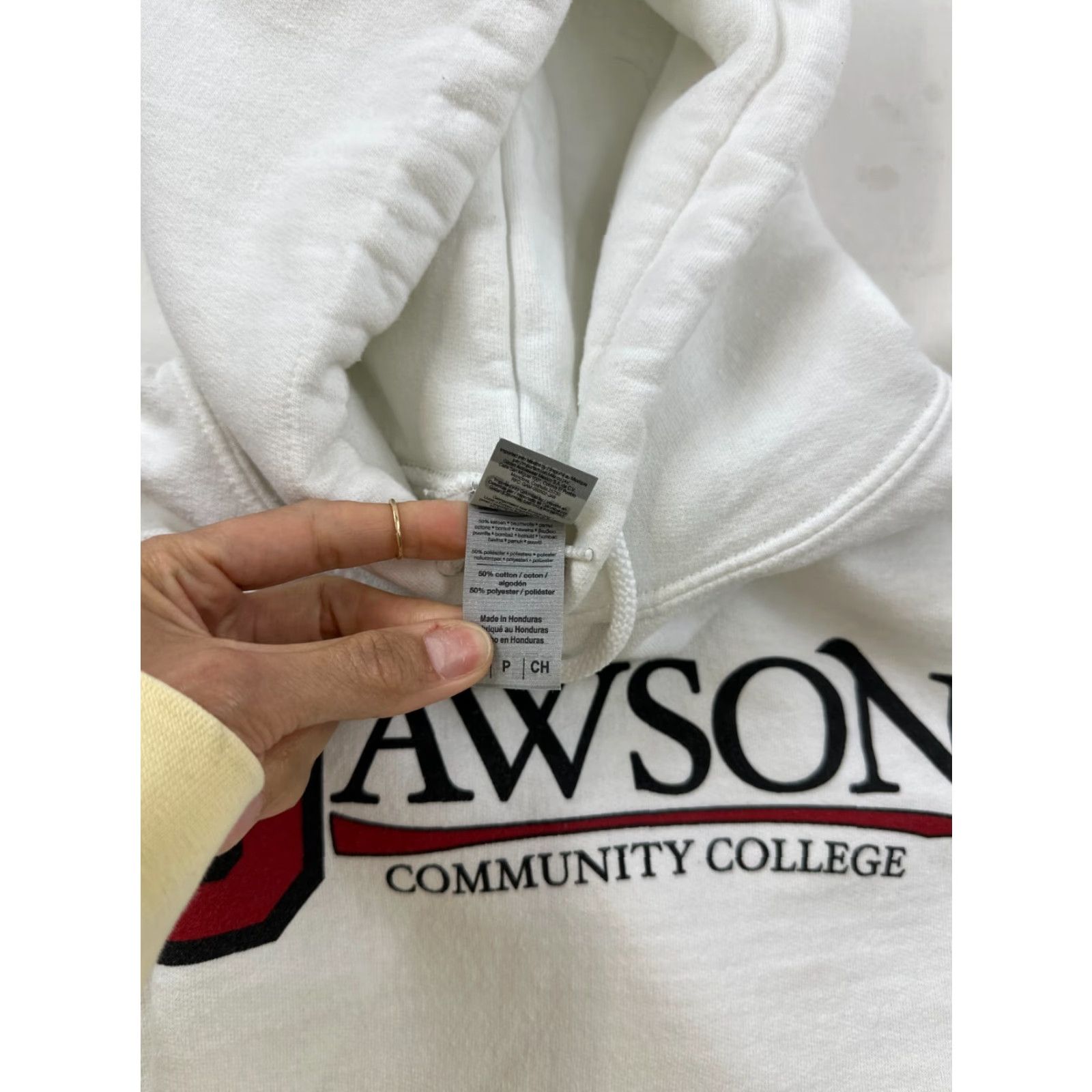 Gildan Gildan Sweatshirt Hoodie Mens Small White Pullover Dryblend Size US S / EU 44-46 / 1 - 6 Thumbnail